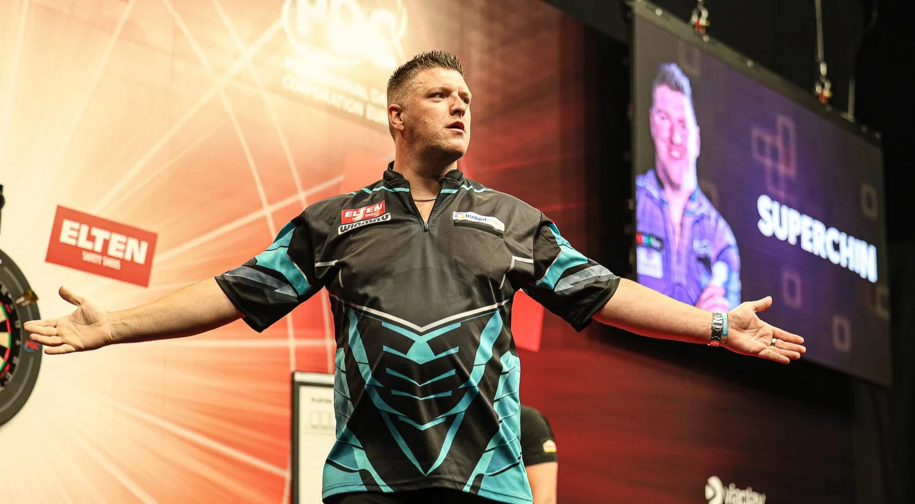 Second round lineup complete at European Darts Open 2025 as dazzling Daryl Gurney impresses against Richard Veenstra