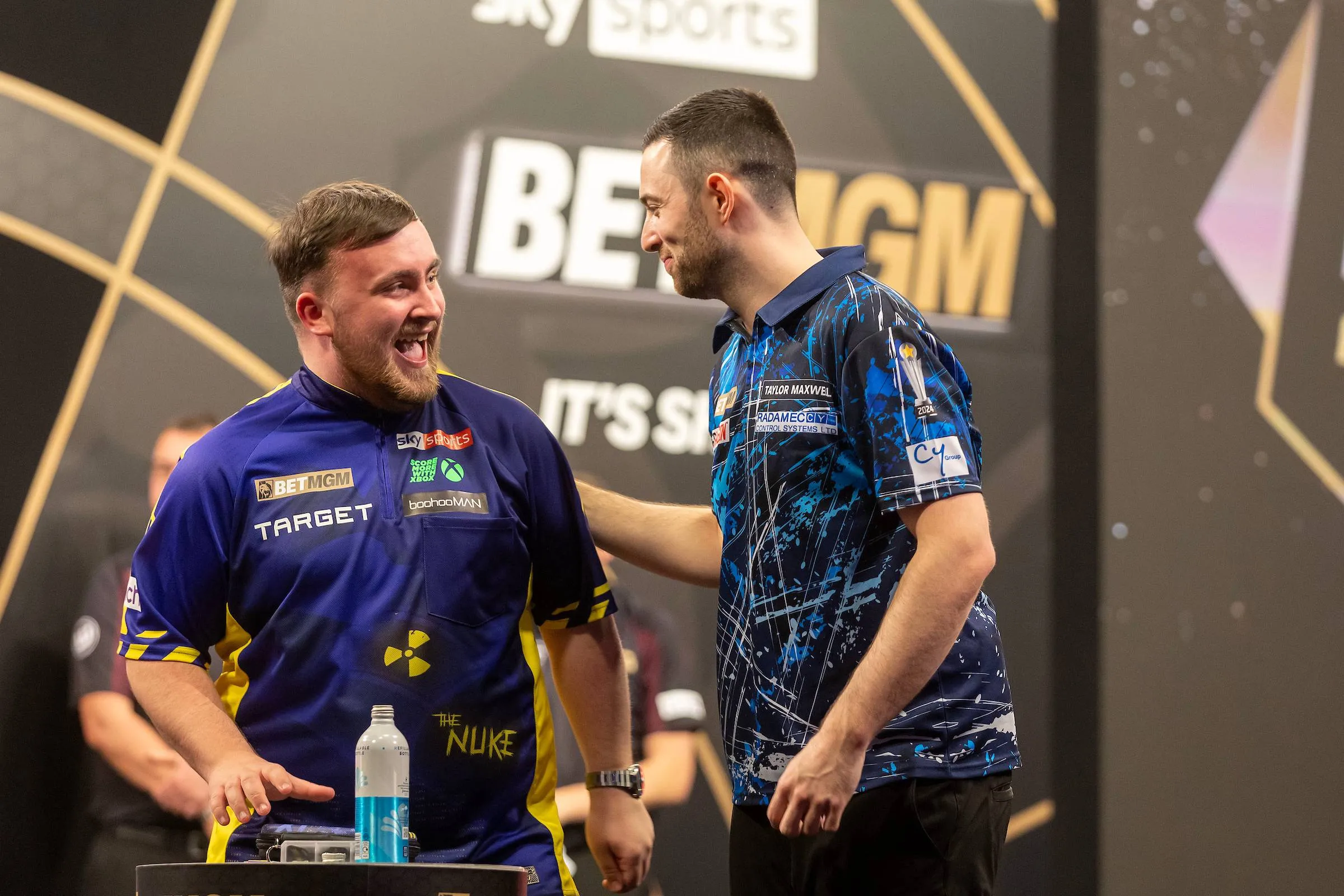 Luke Littler & Luke Humphries almost break world record in Aberdeen Premier League Darts classic