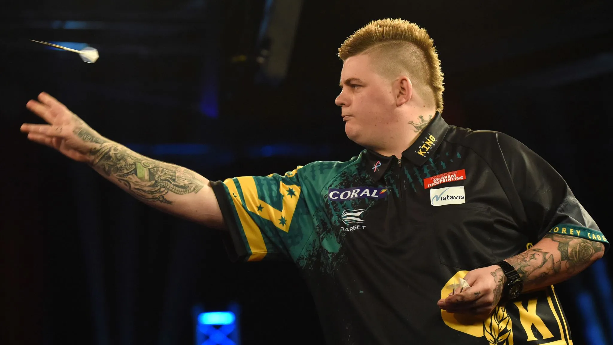 "That one has everything but brains" - 'Mario Balotelli of Darts' Corey Cadby still sorely missed after 'sabotaging himself'