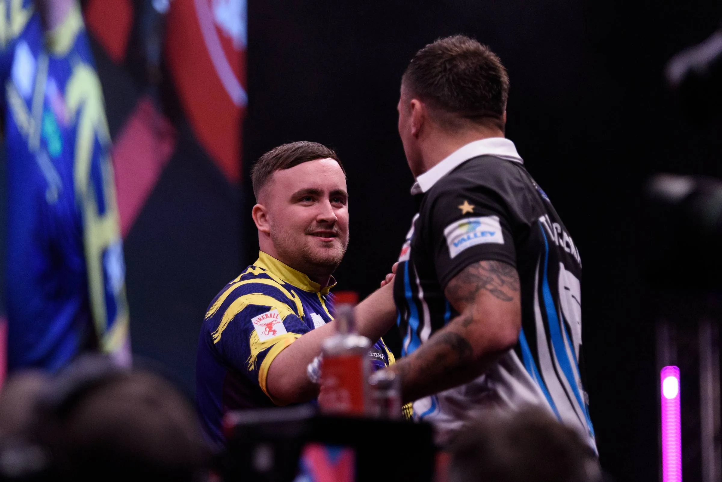 Luke Littler and Gerwyn Price