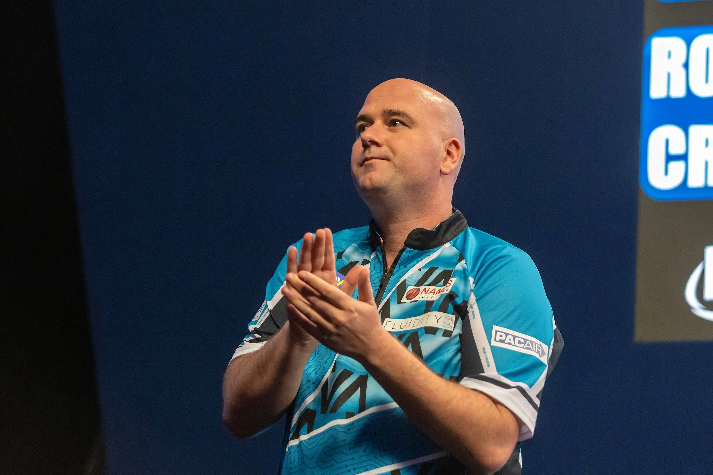 Rob Cross was knocked out in the second round of the 2025 World Grand Prix