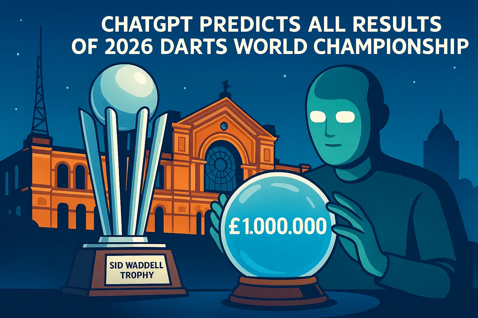 ChatGPT predicts all results of PDC World Darts Championship 2026: who will win the first record £1 million at Ally Pally?