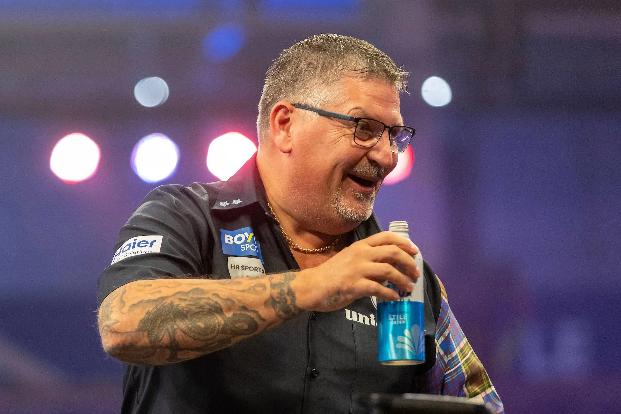 Gary Anderson smiling