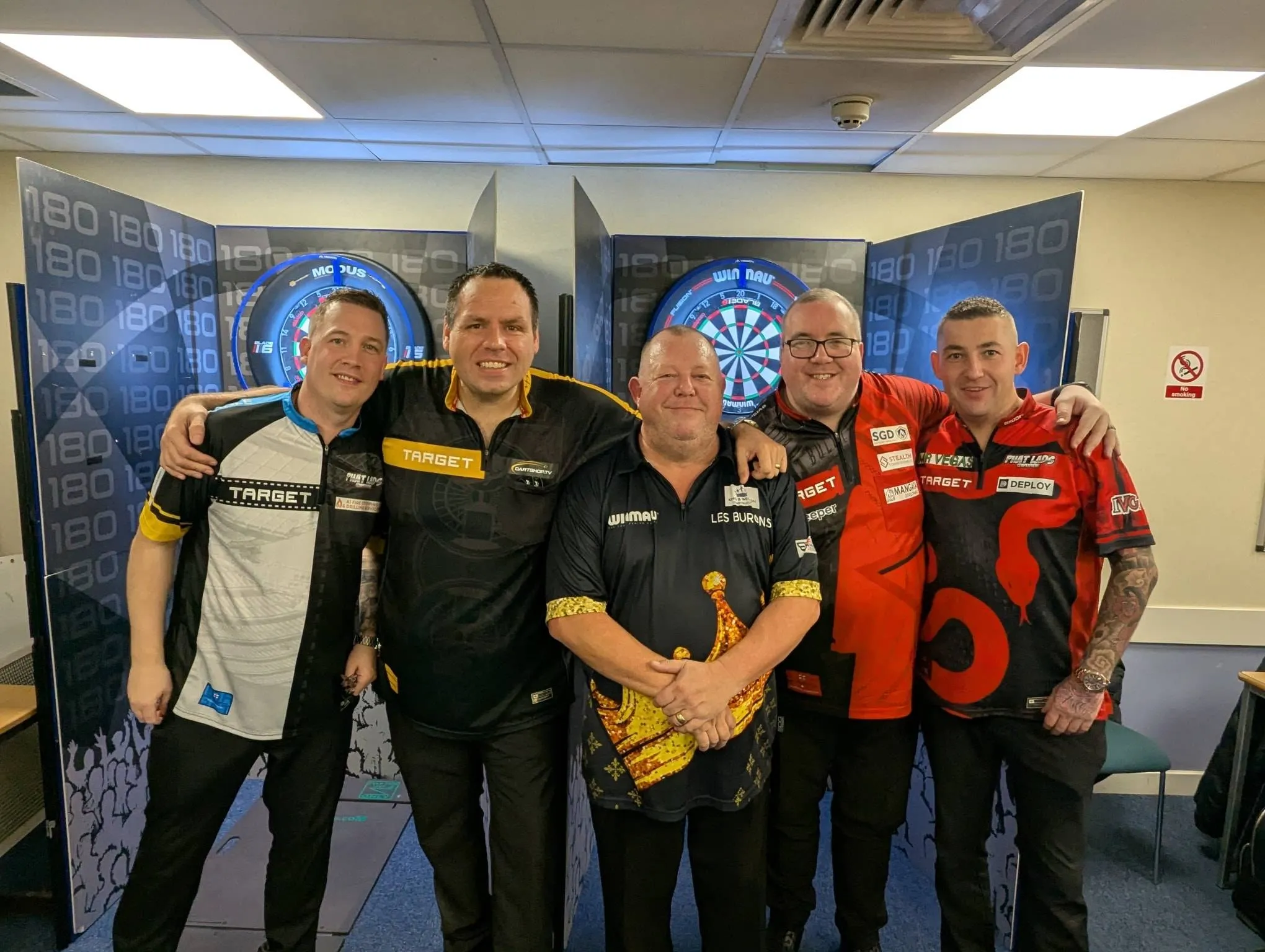 Dobey, Lewis, King, Bunting and Aspinall in Bolton