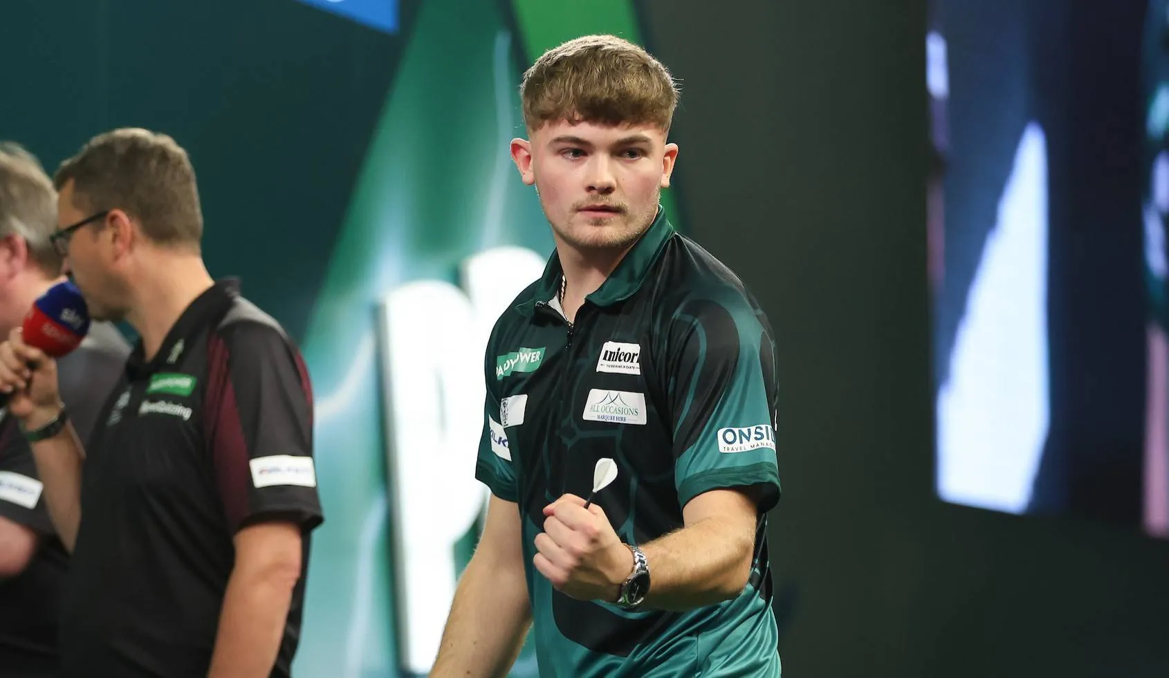 Charlie Manby at Ally Pally