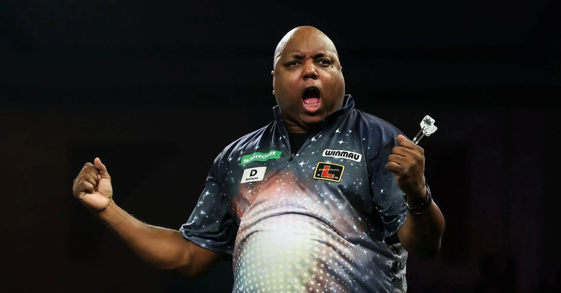 Leonard Gates celebrating