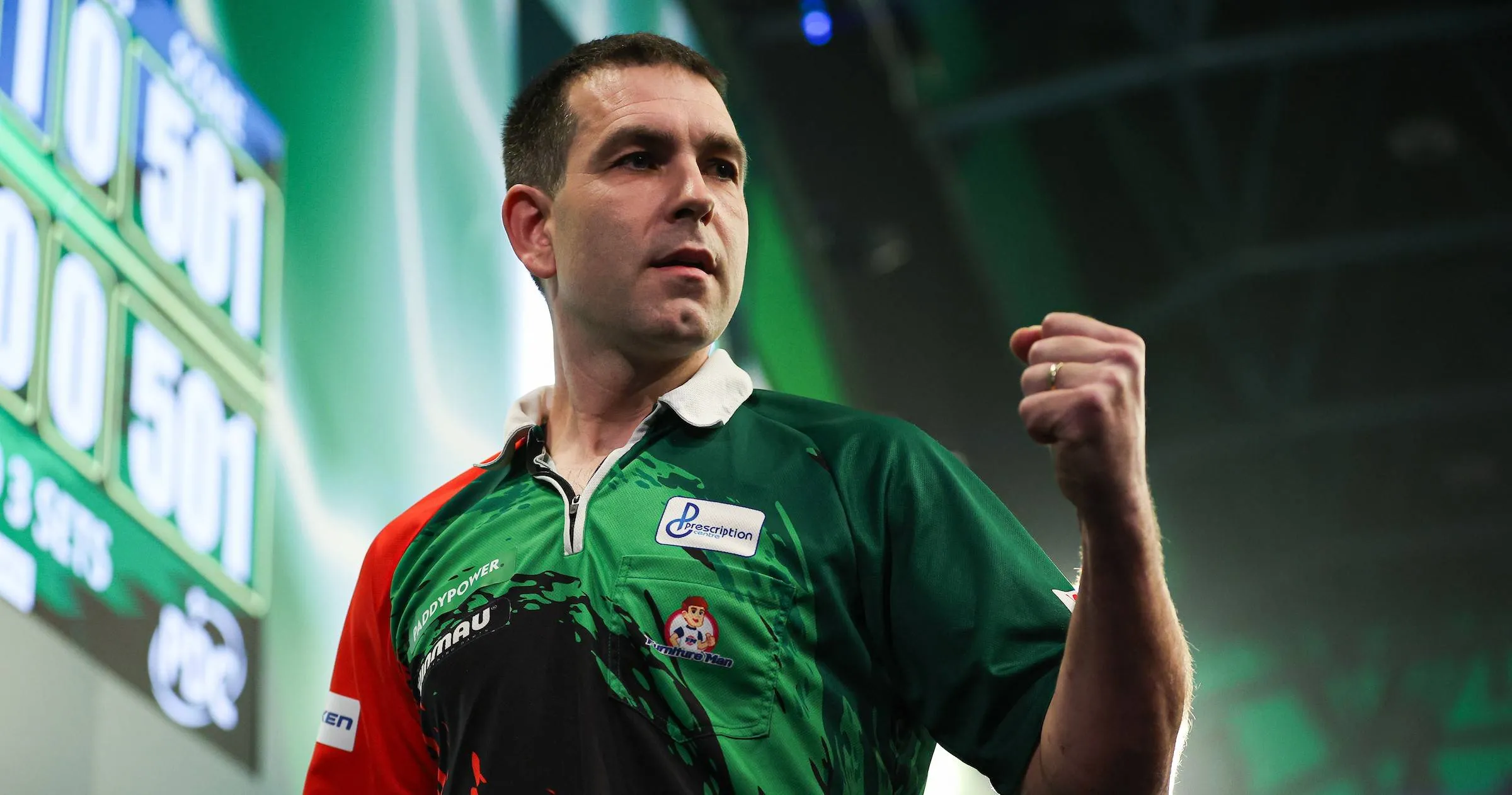 William O'Connor on the World Championship stage