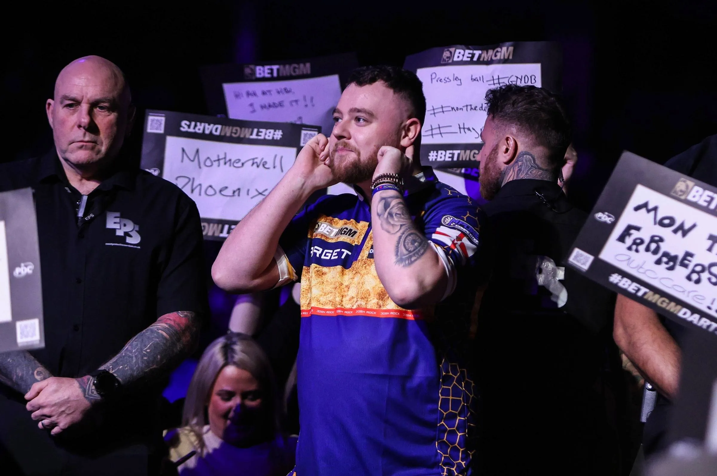 Josh Rock silences the boos on night 3 of the 2026 Premier League Darts in Glasgow
