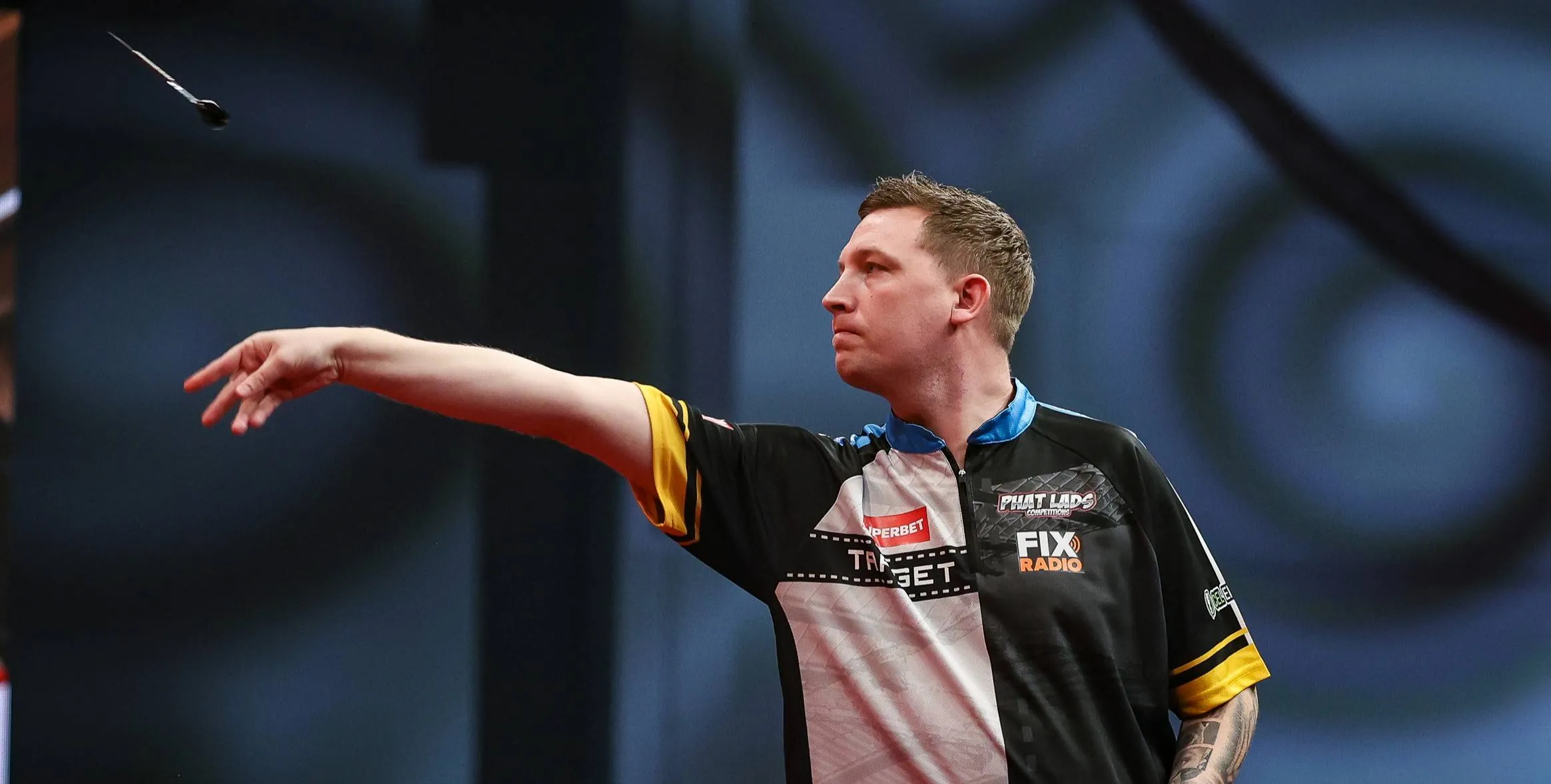 Chris Dobey in action