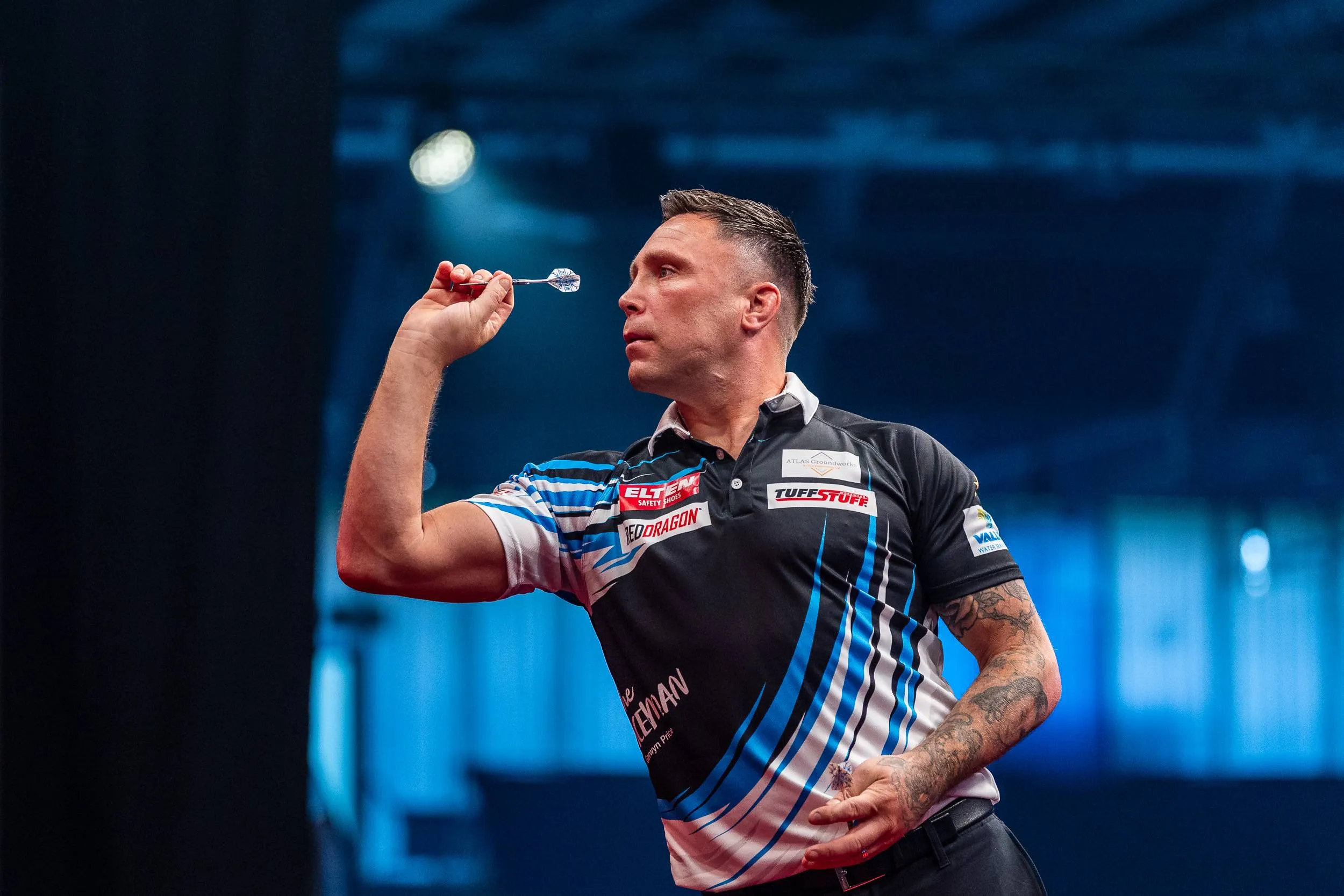 Gerwyn Price in action