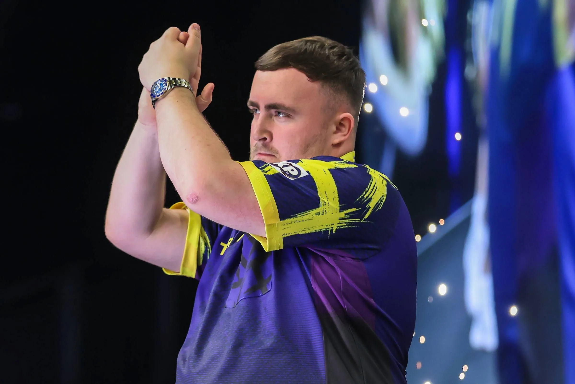 Luke Littler ahead of the 2026 Premier League Darts final