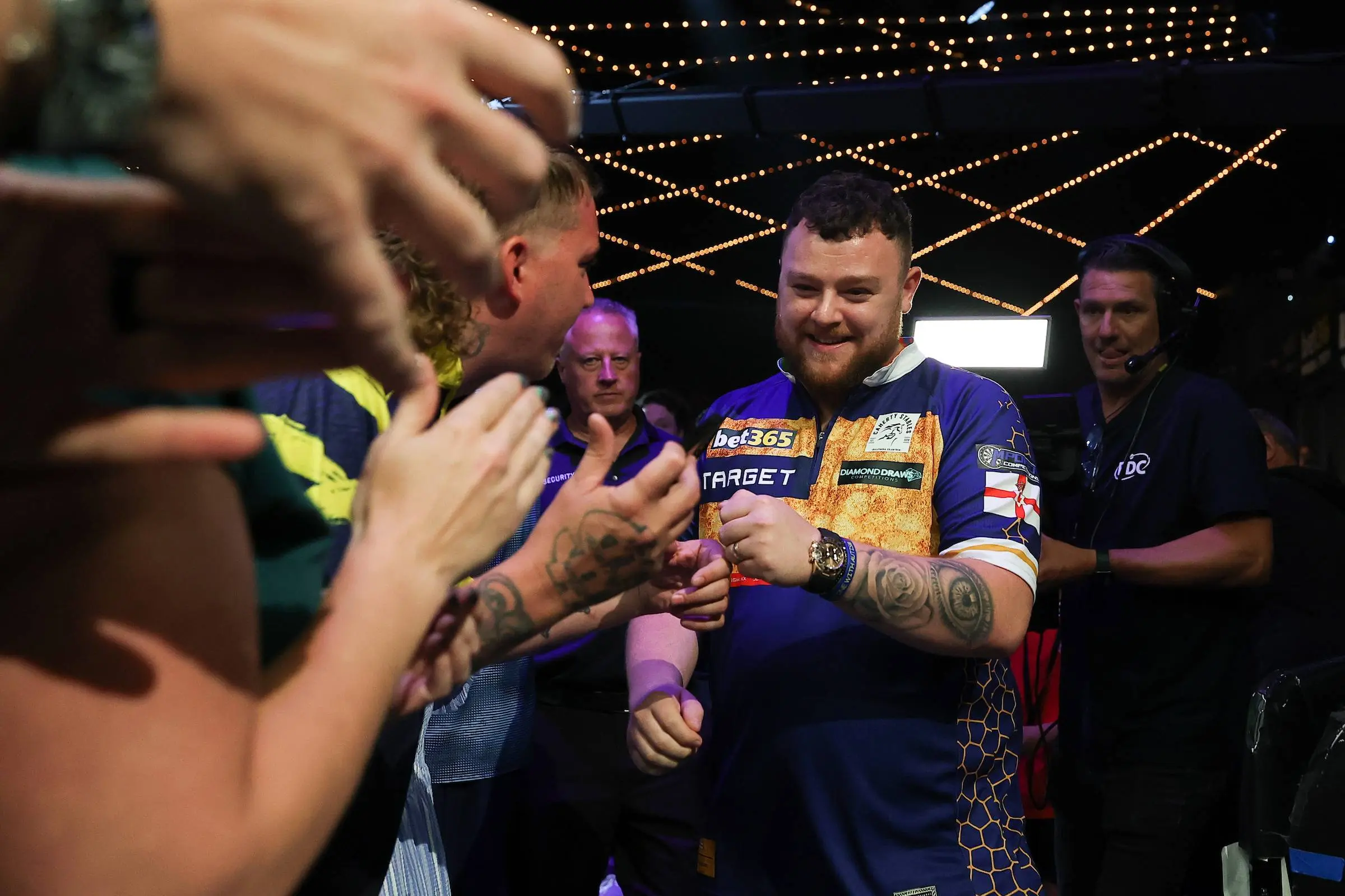 Josh Rock at the 2026 US Darts Masters