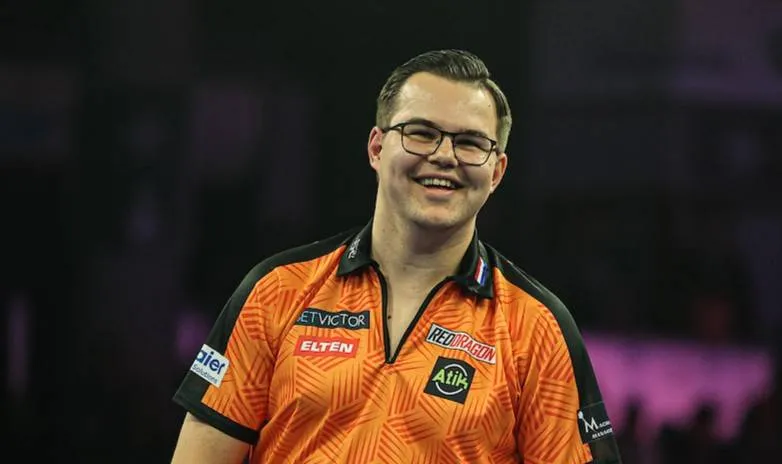 Van Veen smiling