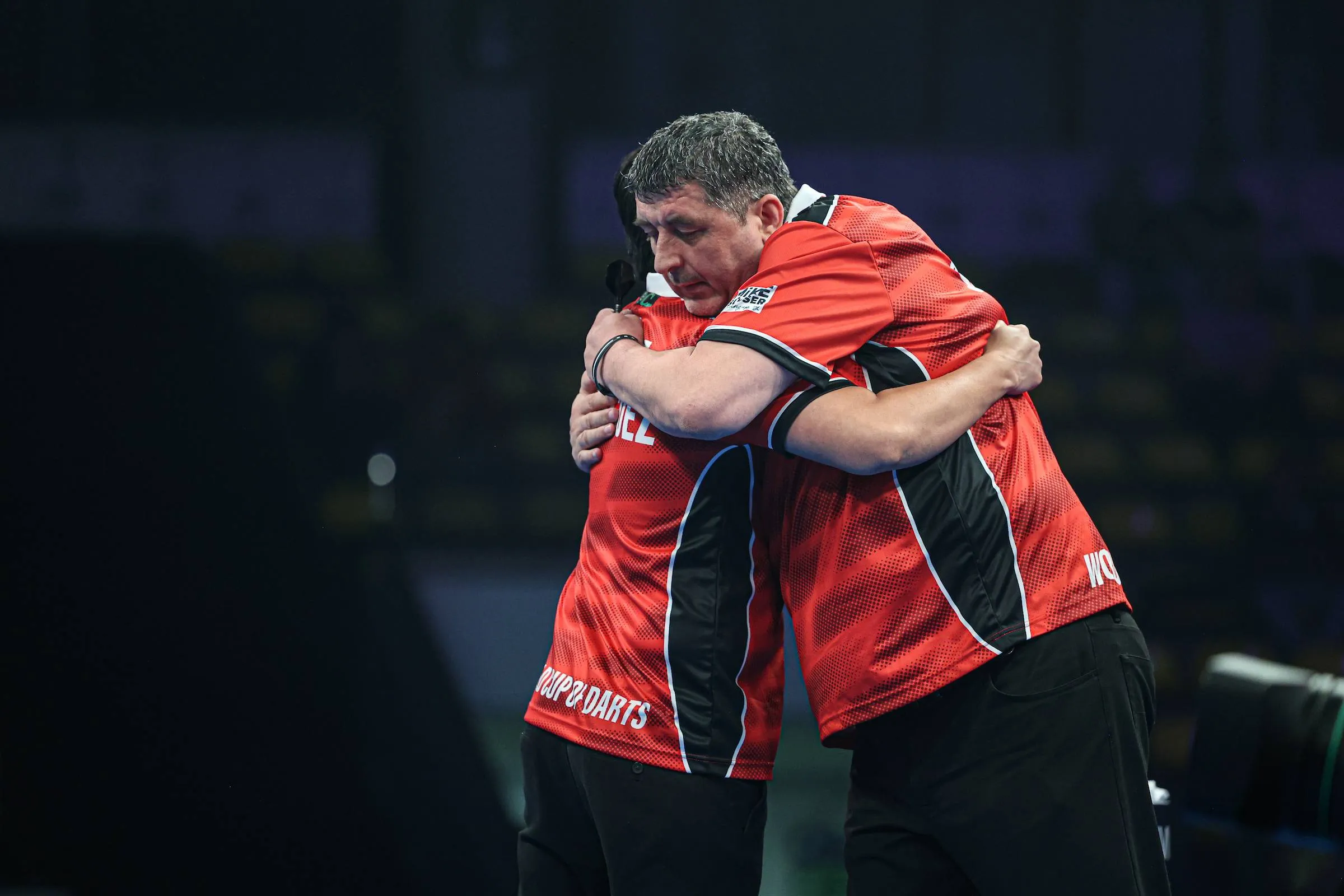 Rusty-Jake Rodriguez and Mensur Suljovic representing Austria at the 2026 World Cup of Darts