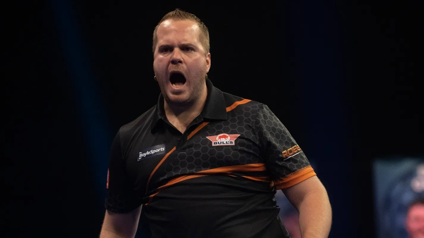 Van Duijvenbode books semi-final spot with brilliant victory over Anderson as dream World Grand Prix debut continues