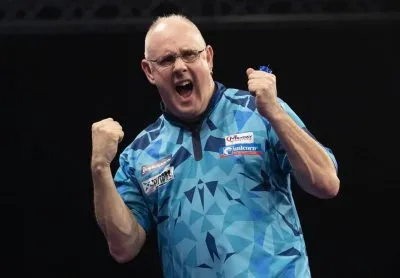 White produces brilliant victory to dump out Van Gerwen and claim Quarter-Final place at European Championship