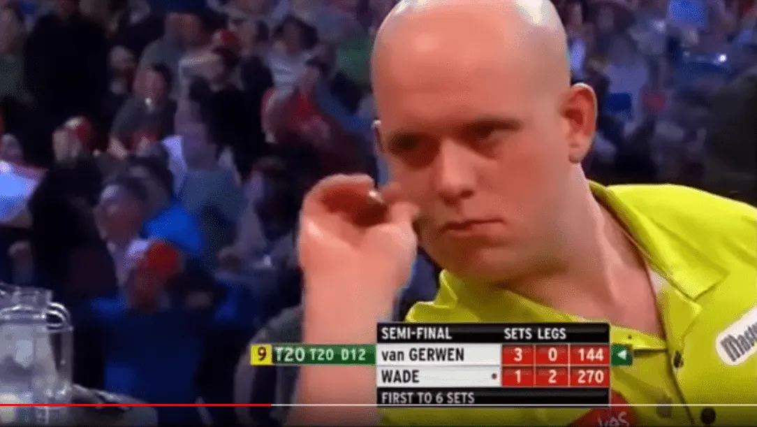 VIDEO: Near double nine-darter from Van Gerwen voted most iconic moment in PDC history