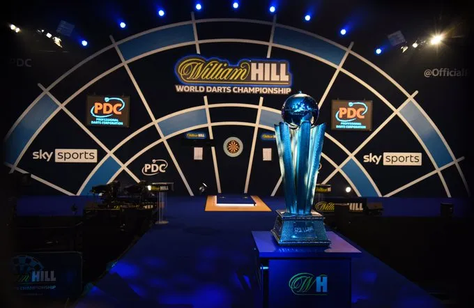 PDC World Darts Championship 2021 stage