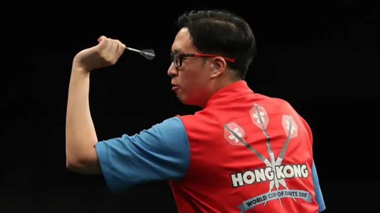 Unter anderem Leung, Plaisier und Lauby Jr. am Finaltag der WDF Winmau World Masters in Assen