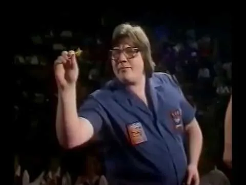 VERGESSENE DARTSPIELER: Dave Whitcombe verlor zwei Weltcup-Finals gegen Eric Bristow