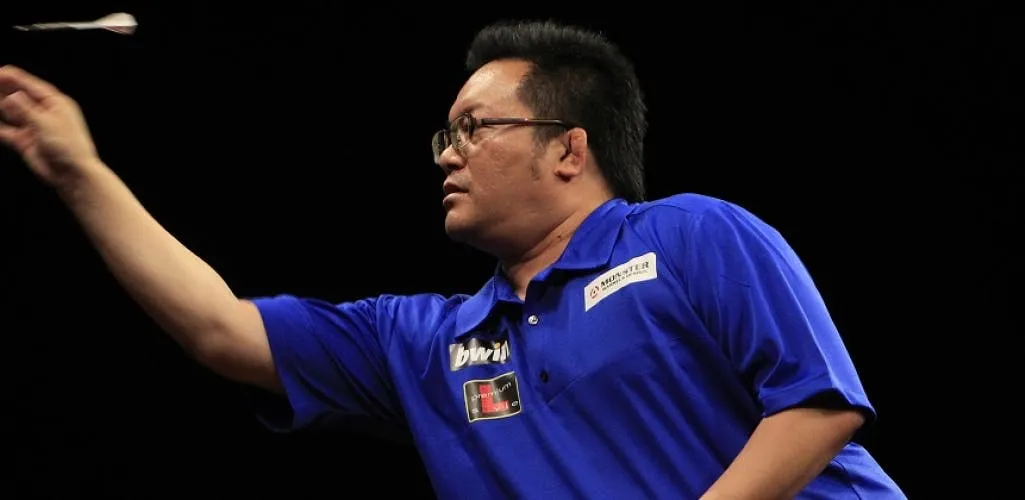 VERGESSENE DARTSPIELER: Morihiro Hashimoto wurde bei der PDC-WM 2011 zur Kultfigur