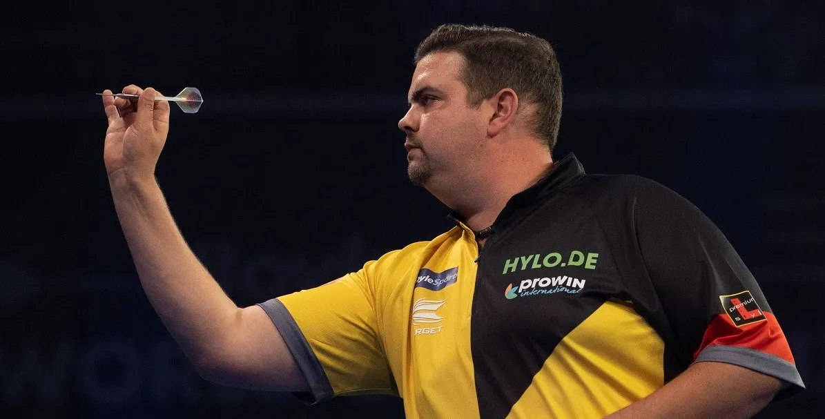 Teilnehmer für den German Darts Grand Prix 2022, darunter fünf Deutsche und ein Schweizer