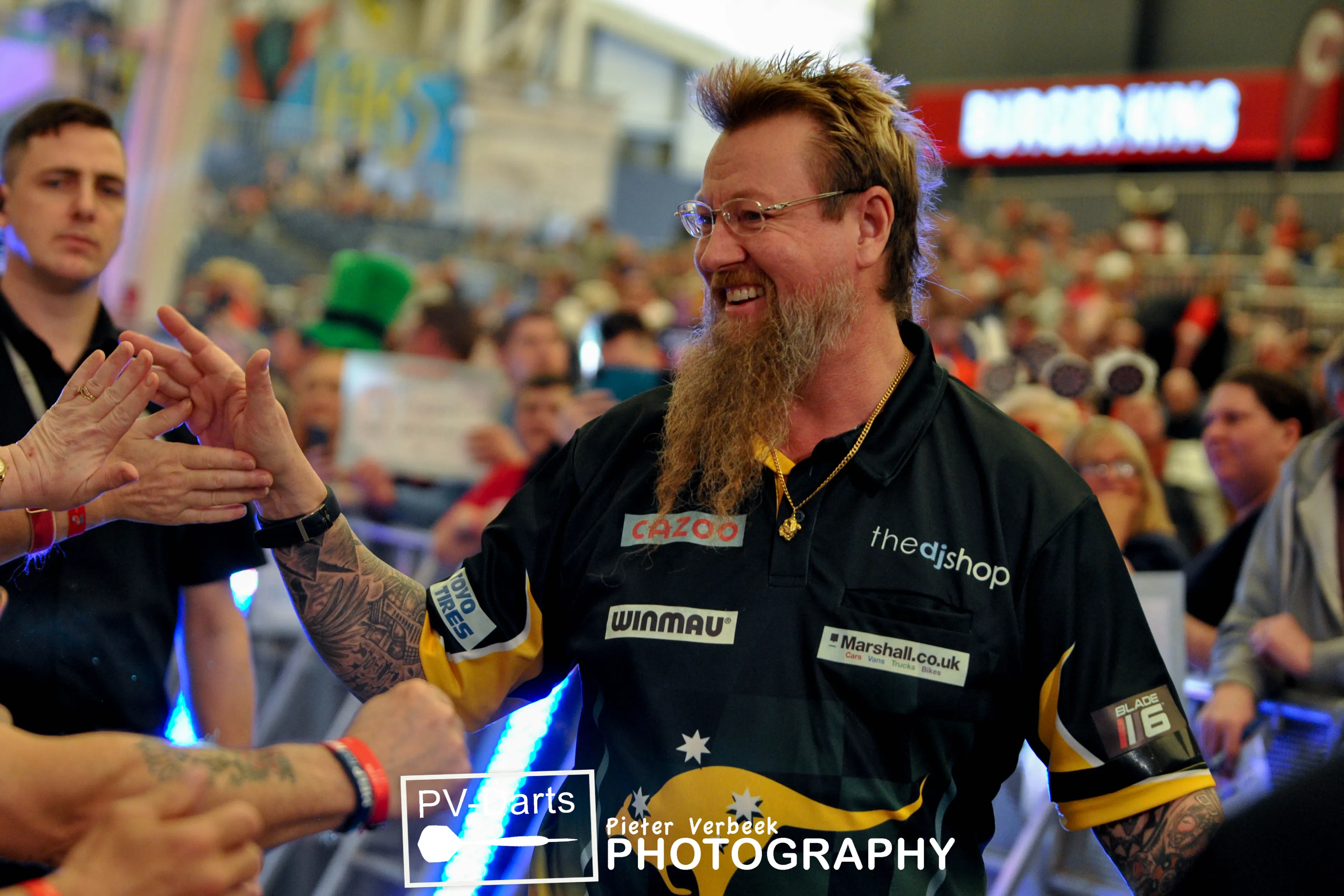 Nicholson hebt die Bedeutung von Whitlock hervor: "Er hat den Dartsport in Australien populär gemacht"