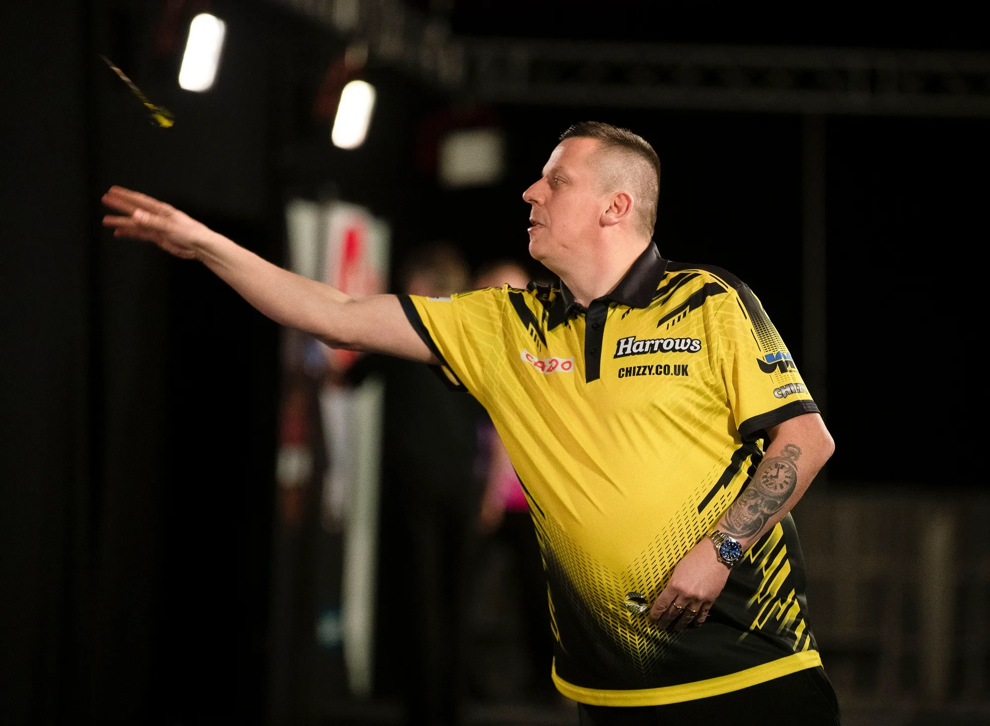 Chisnall besiegt Huybrechts und qualifiziert sich für die zweite Runde in Blackpool