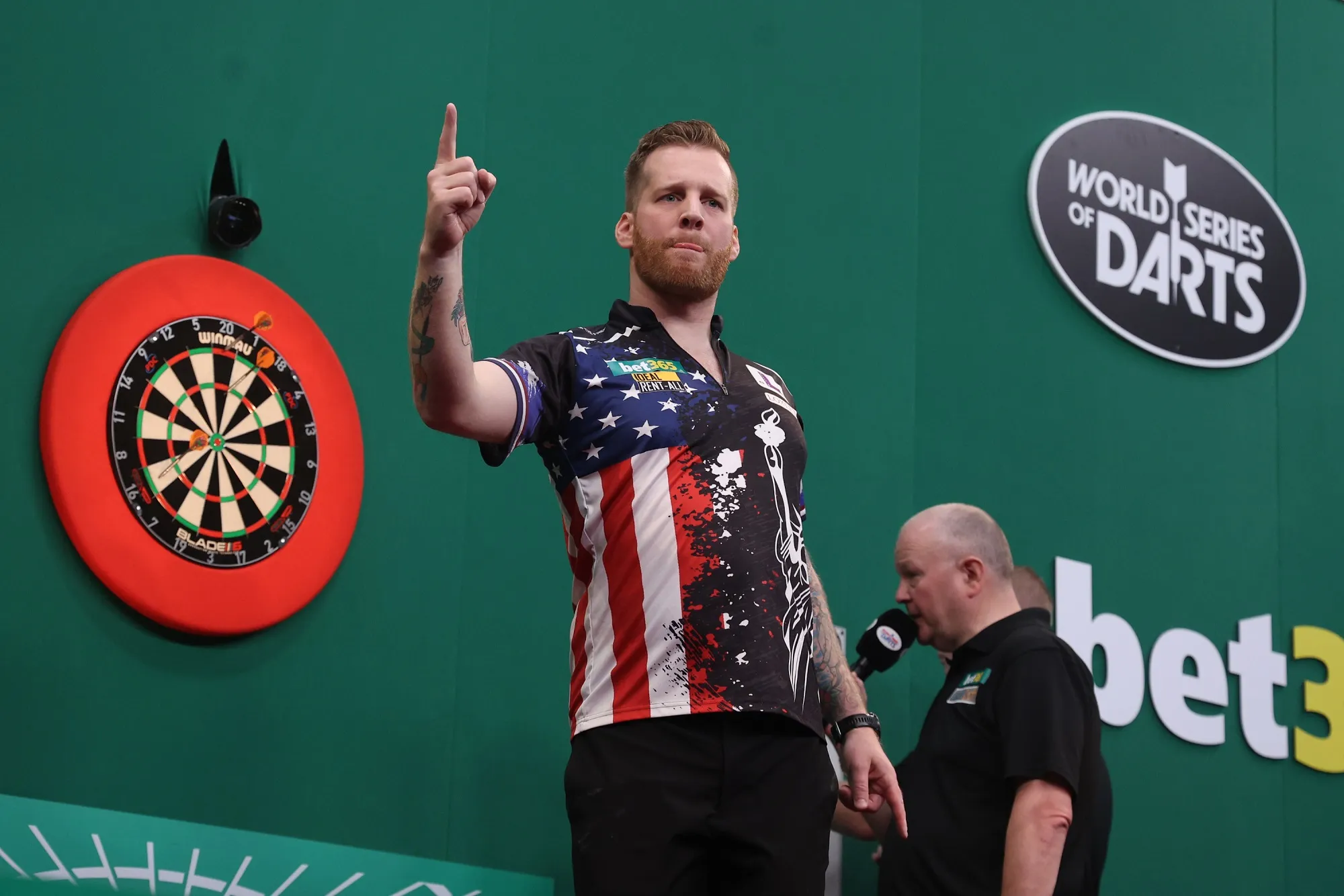 Van Dongen skeptisch über den Durchbruch des Dartsports in den Vereinigten Staaten: "Sie würden sich hier eher Luftgitarrenwettbewerbe ansehen