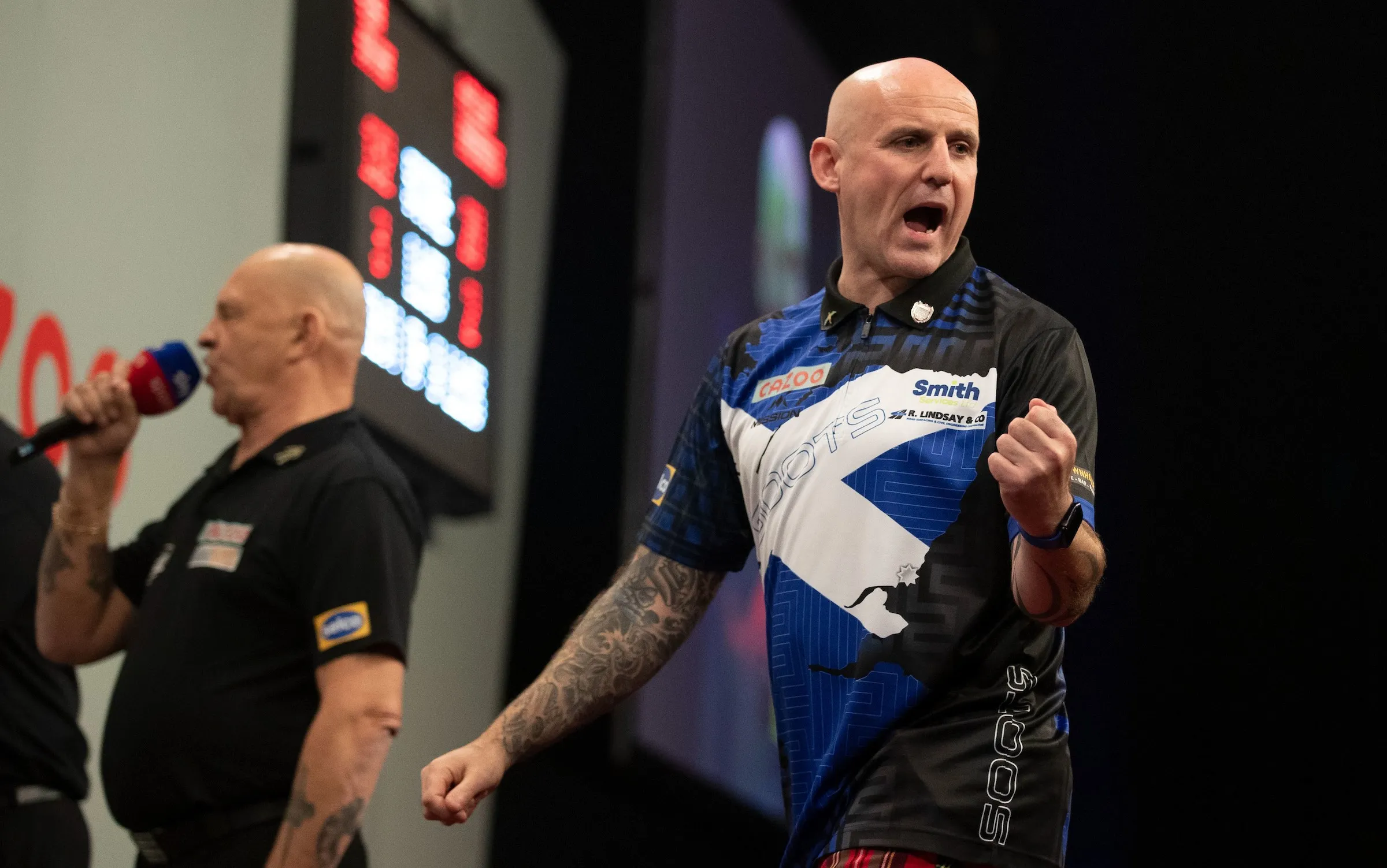 Soutar sorgt im Achtelfinale des Grand Slam of Darts für Überraschung