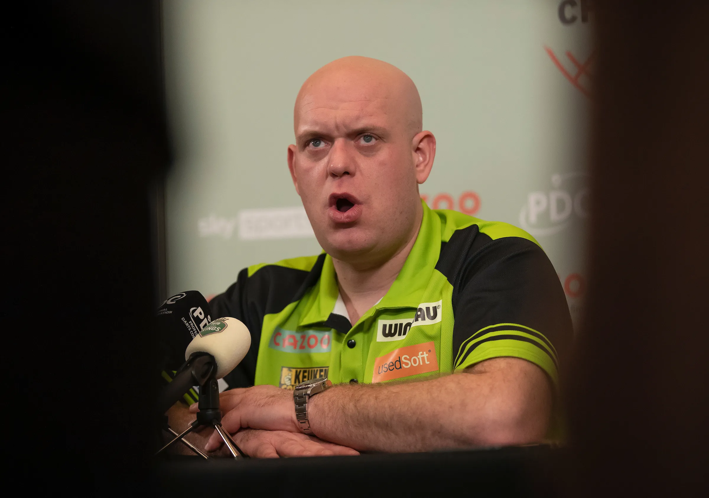 Van Gerwen hat Price bezüglich des Gehörschutzes aufgezogen: "Das machst du sowieso nicht"