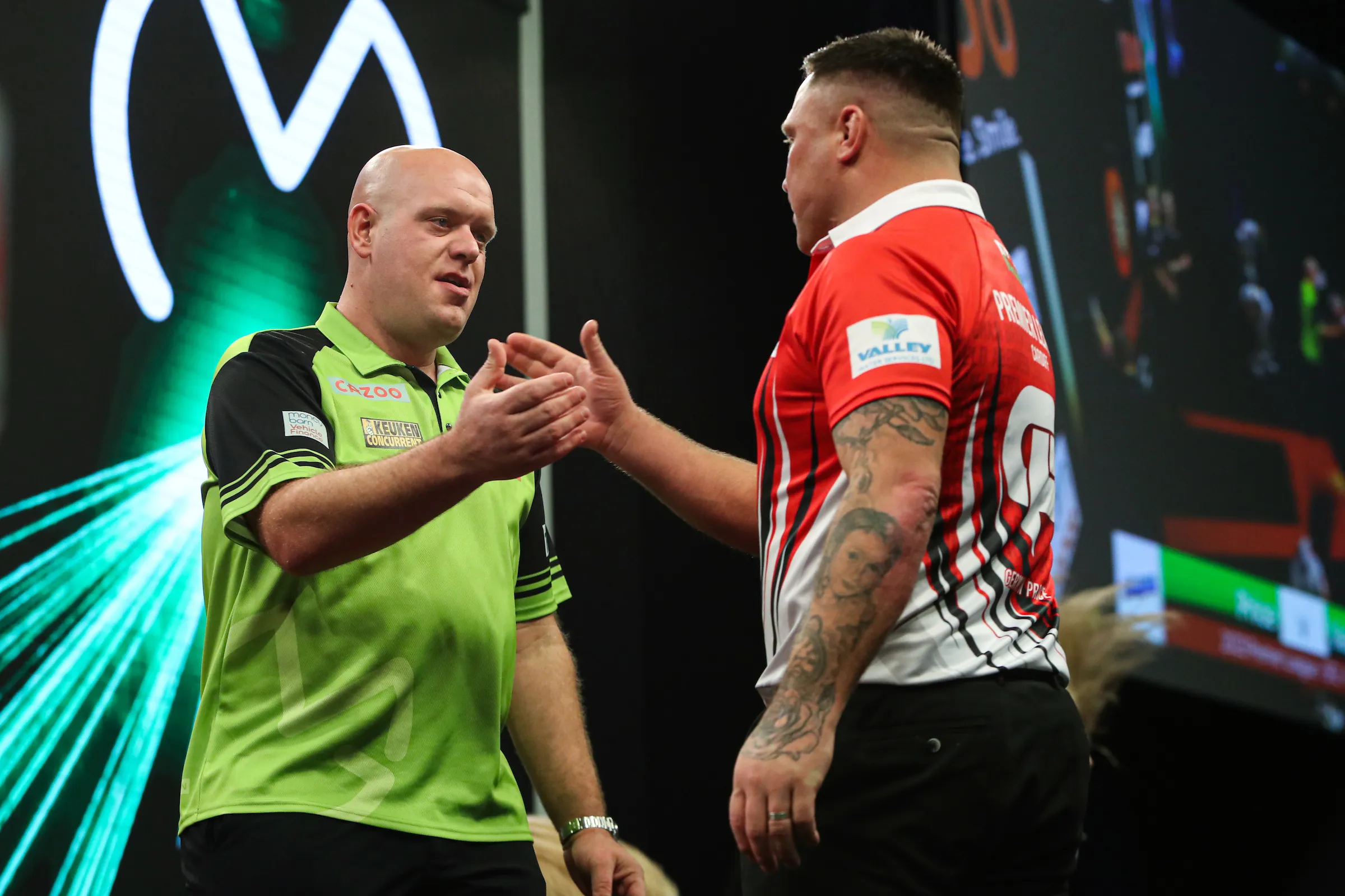 Spielplan Premier League Darts: Michael van Gerwen trifft am Donnerstagabend auf Gerwyn Price