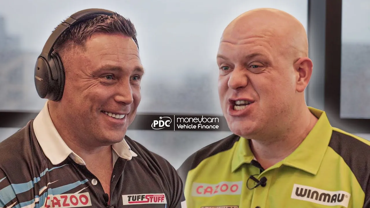 VIDEO: Van Gerwen und Price testen sich gegenseitig im Lippenlesen