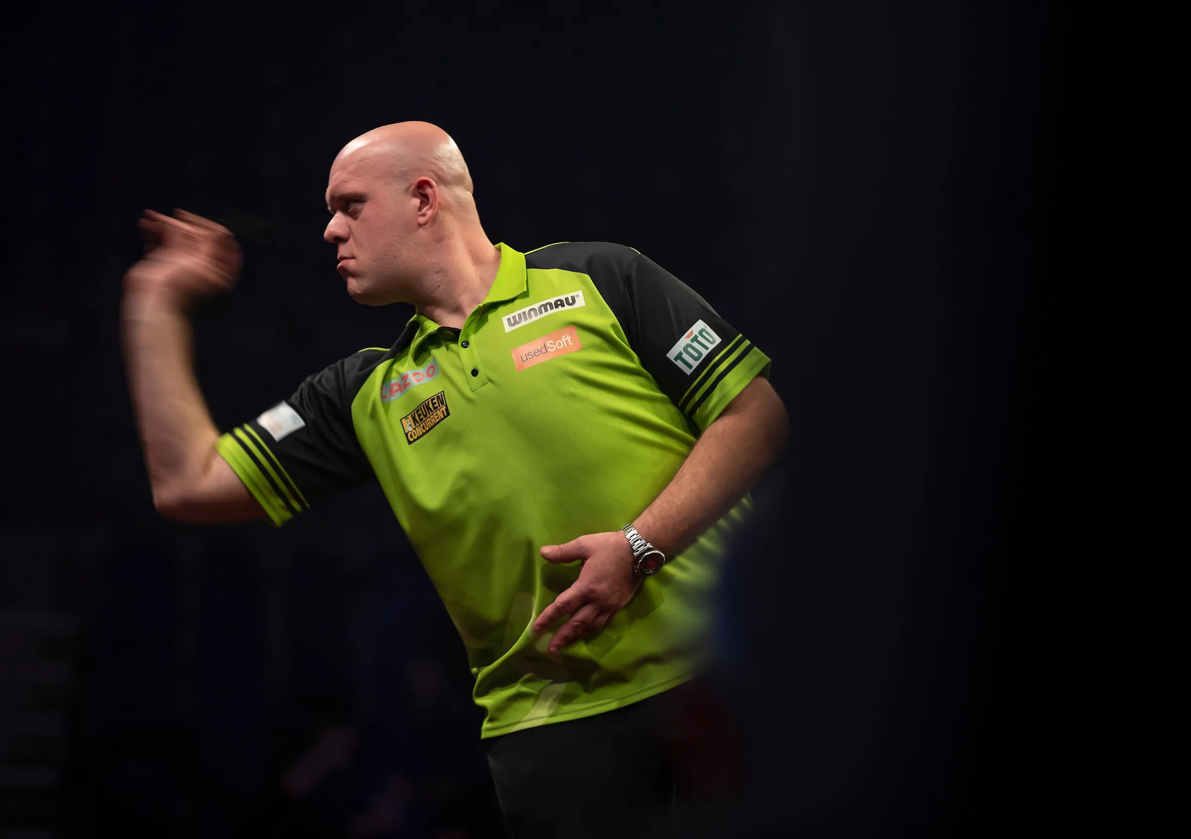Verteilung der Preisgelder bei den European Darts Open 2023 mit einem Preisgeld von £175.000