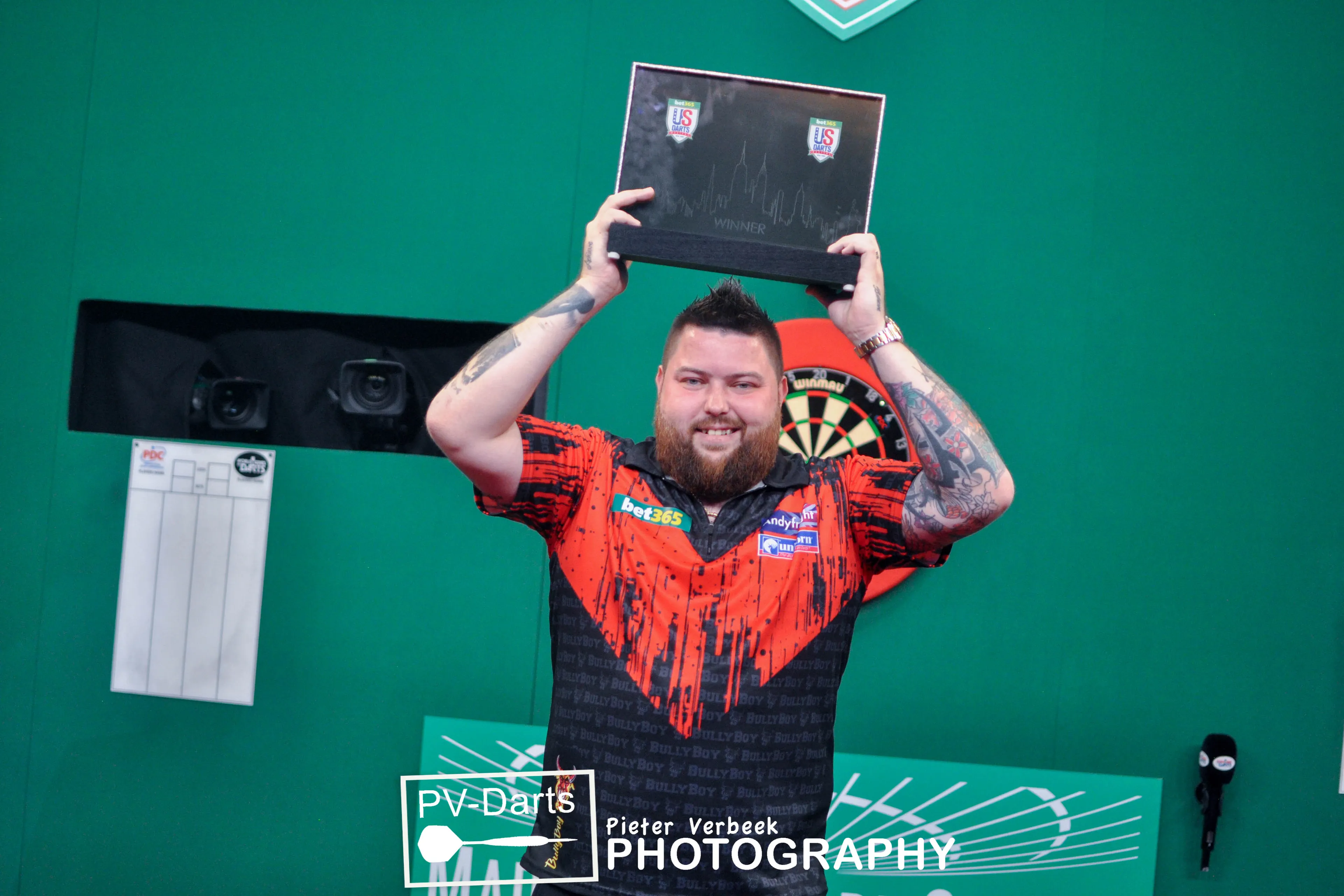 Dies ist das Teilnehmerfeld der US Darts Masters mit Smith, Van Gerwen, Price, Wright