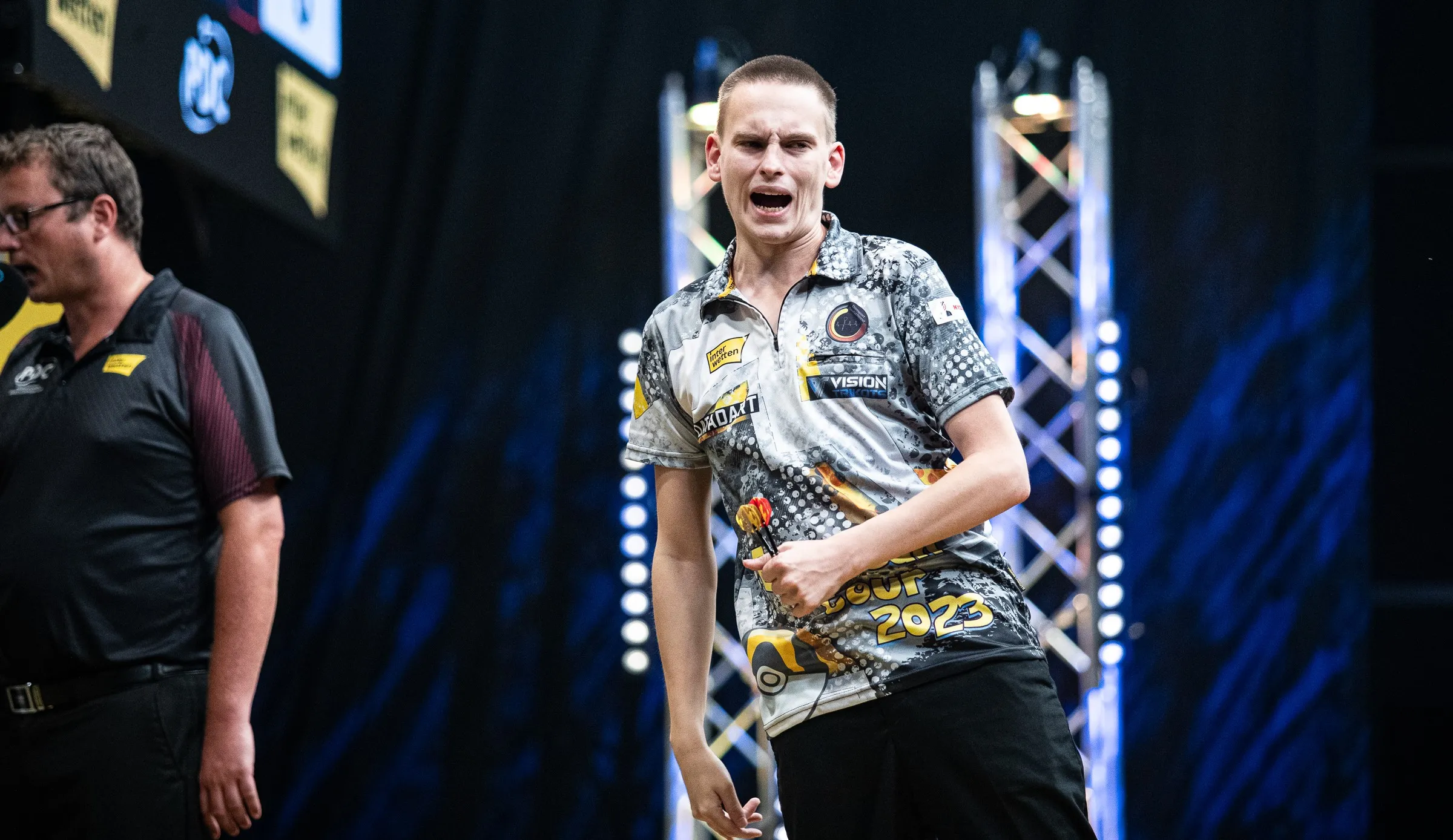 Ricardo Pietreczko stürmt mit 104er Average in die zweite Runde der European Championship und trifft dort auf Michael van Gerwen