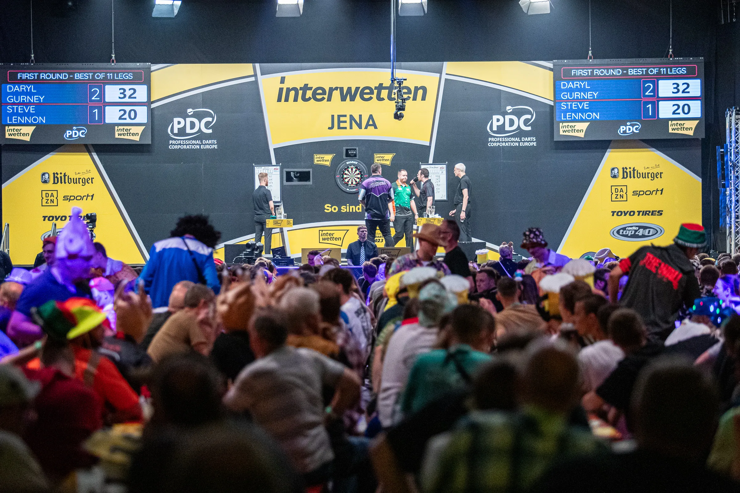 Verteilung der Preisgelder bei der Hungarian Darts Trophy 2023 mit einem Preisgeld von £175.000