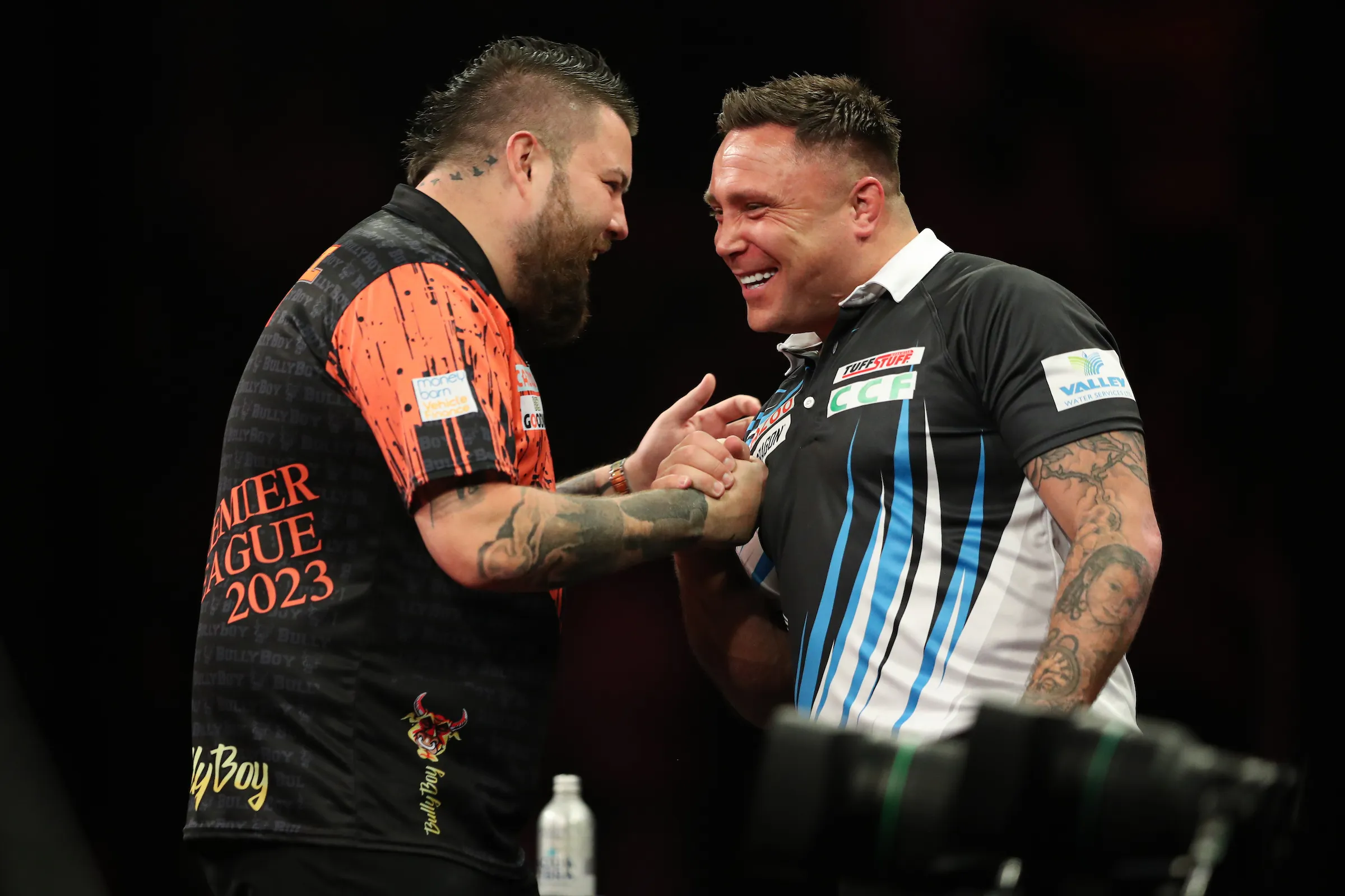 Spielplan Premier League Darts 2024: Michael Smith trifft in Birmingham auf Gerwyn Price