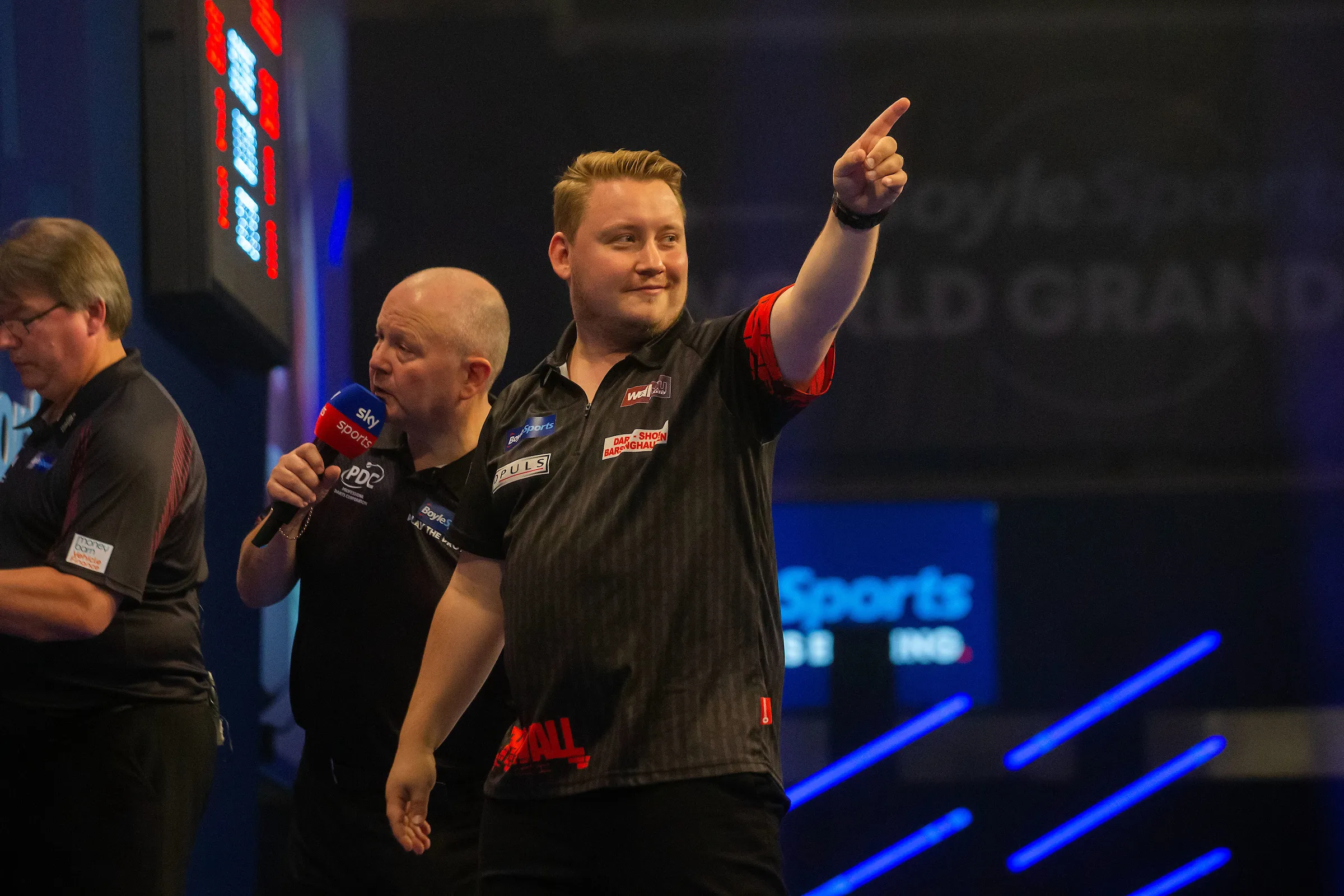 Teilnehmerfeld der German Darts Championship 2023 mit sechs deutschen Teilnehmern