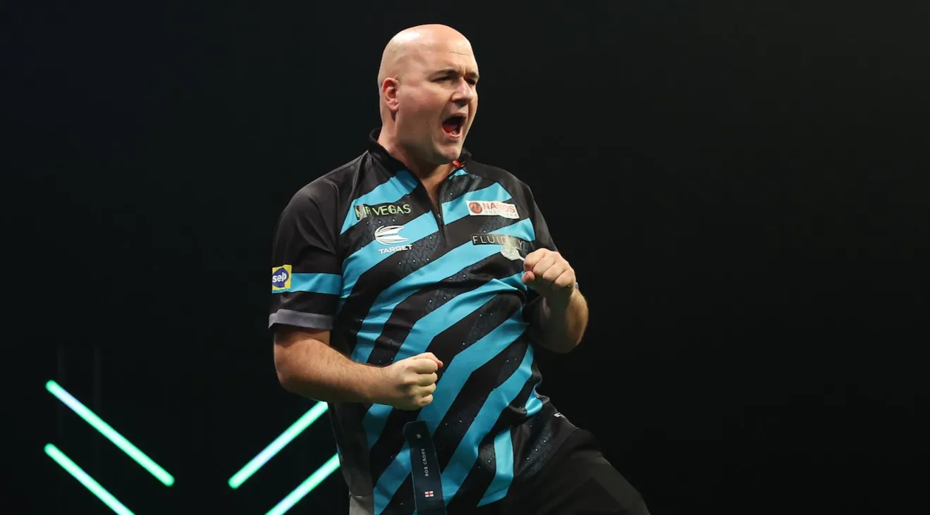 Rob Cross rechnet mit Damon Heta ab, nachdem er zehn Legs in Folge gewonnen hat