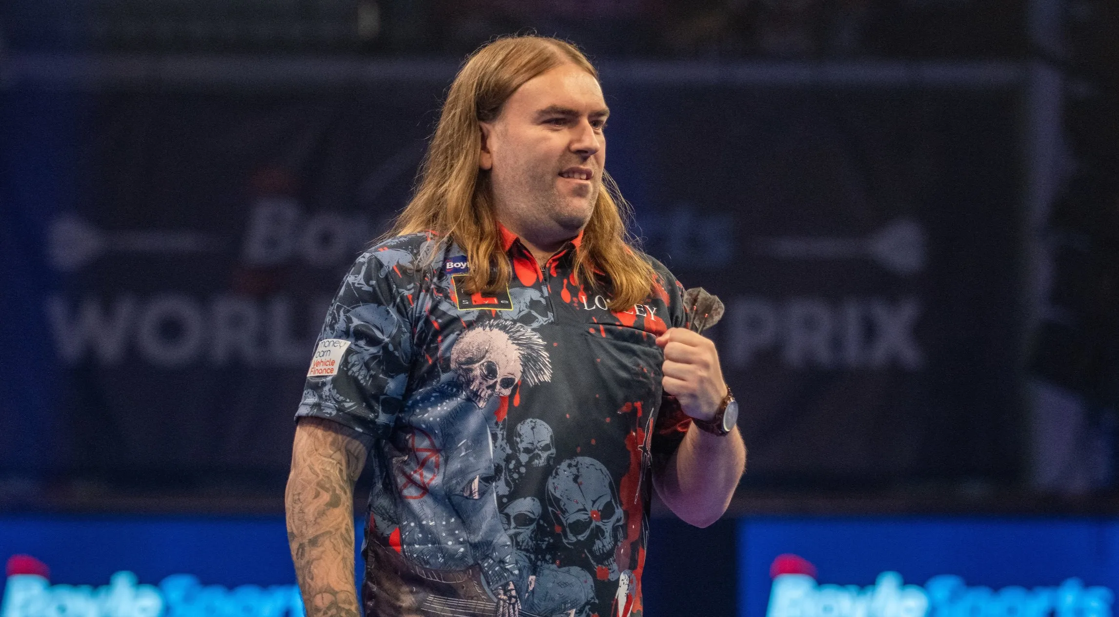 Ryan Searle besiegt Gian van Veen nach starkem Comeback, Josh Rock besiegt Chris Dobey