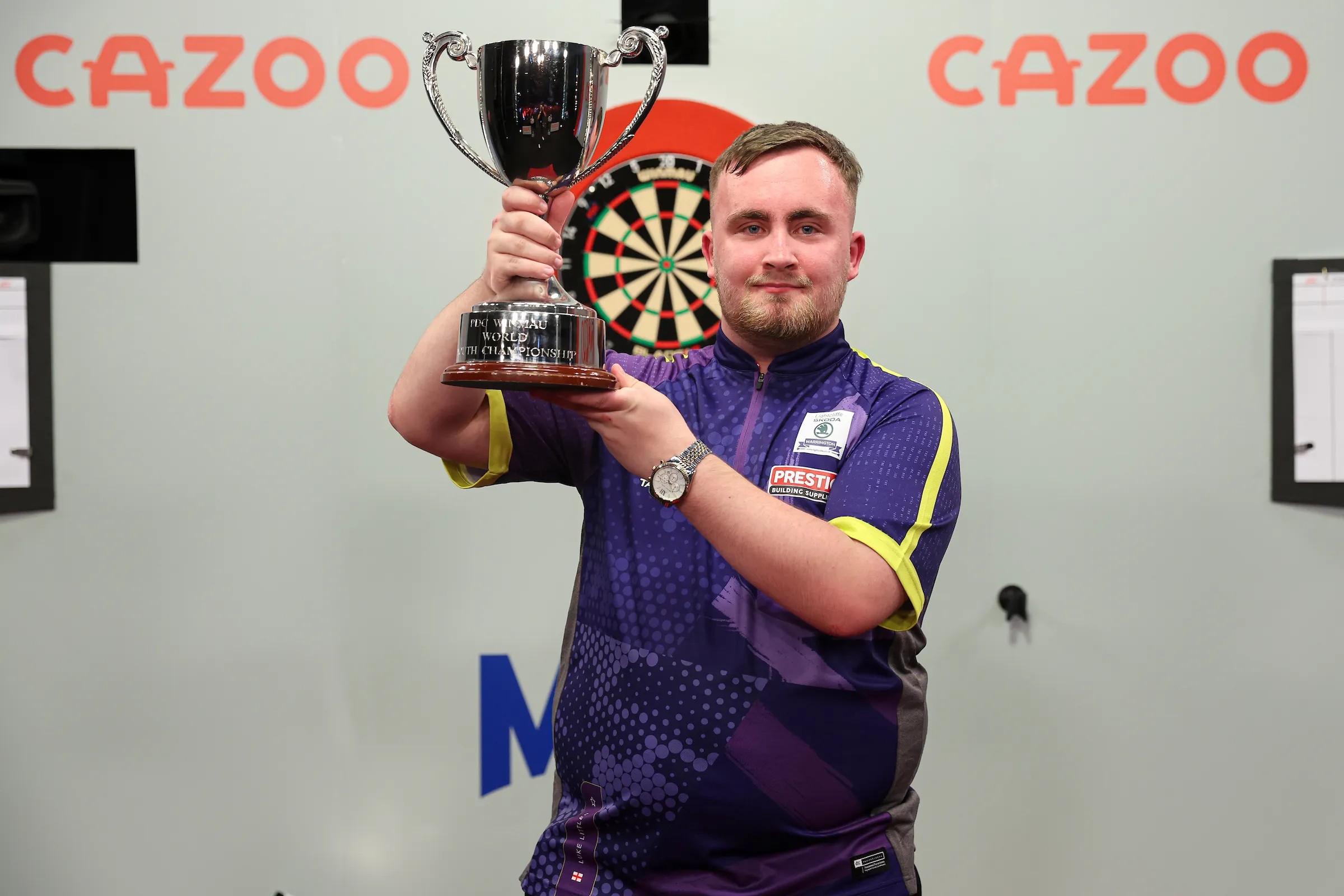 Luke Littler will nach dem Jugendweltmeistertitel auch bei der PDC WM stark auftreten: "Ich kann es kaum erwarten, im Alexandra Palace anzutreten"