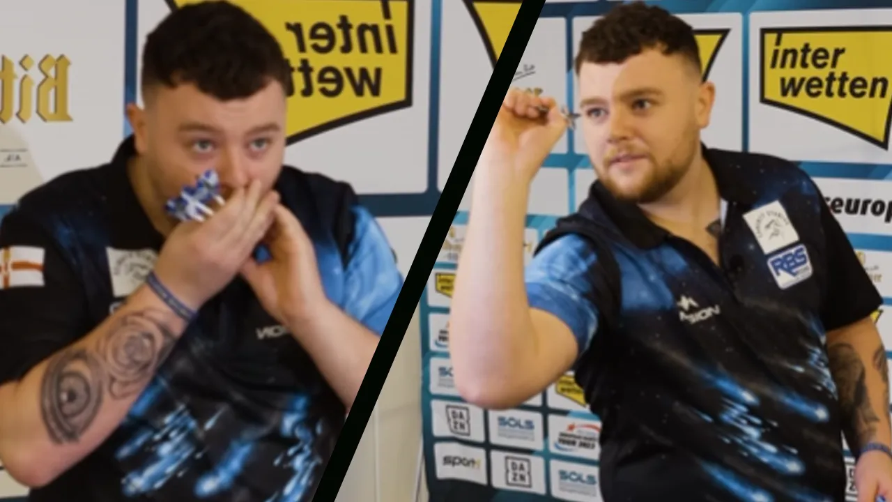 VIDEO: Josh Rock imitiert seine Darter-Kollegen mit Bravour