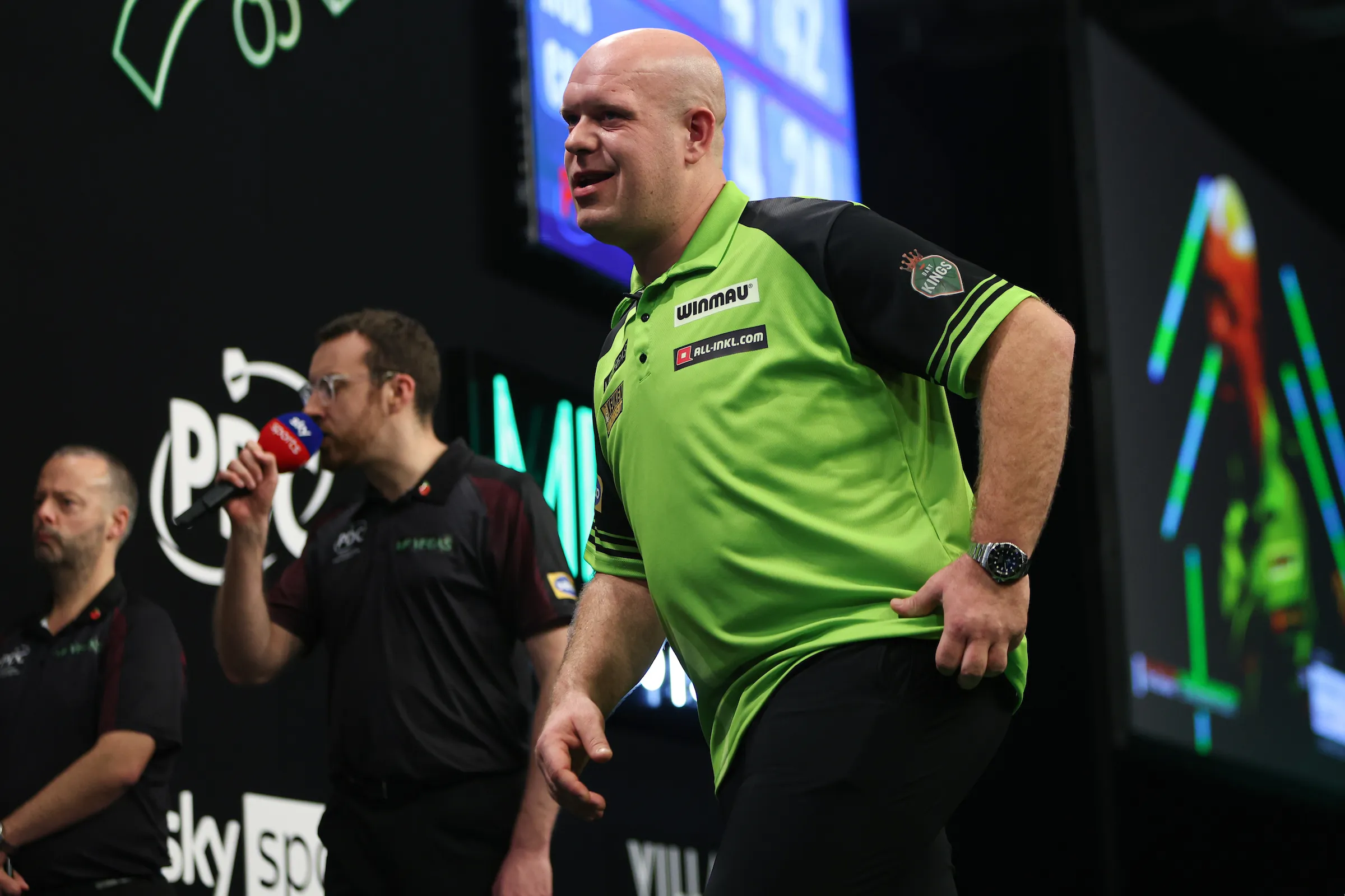 Spielplan Grand Slam of Darts 2023: Van Gerwen jagt am Dienstagabend in Wolverhampton den Gruppensieg, Pietreczko kann befreit aufspielen