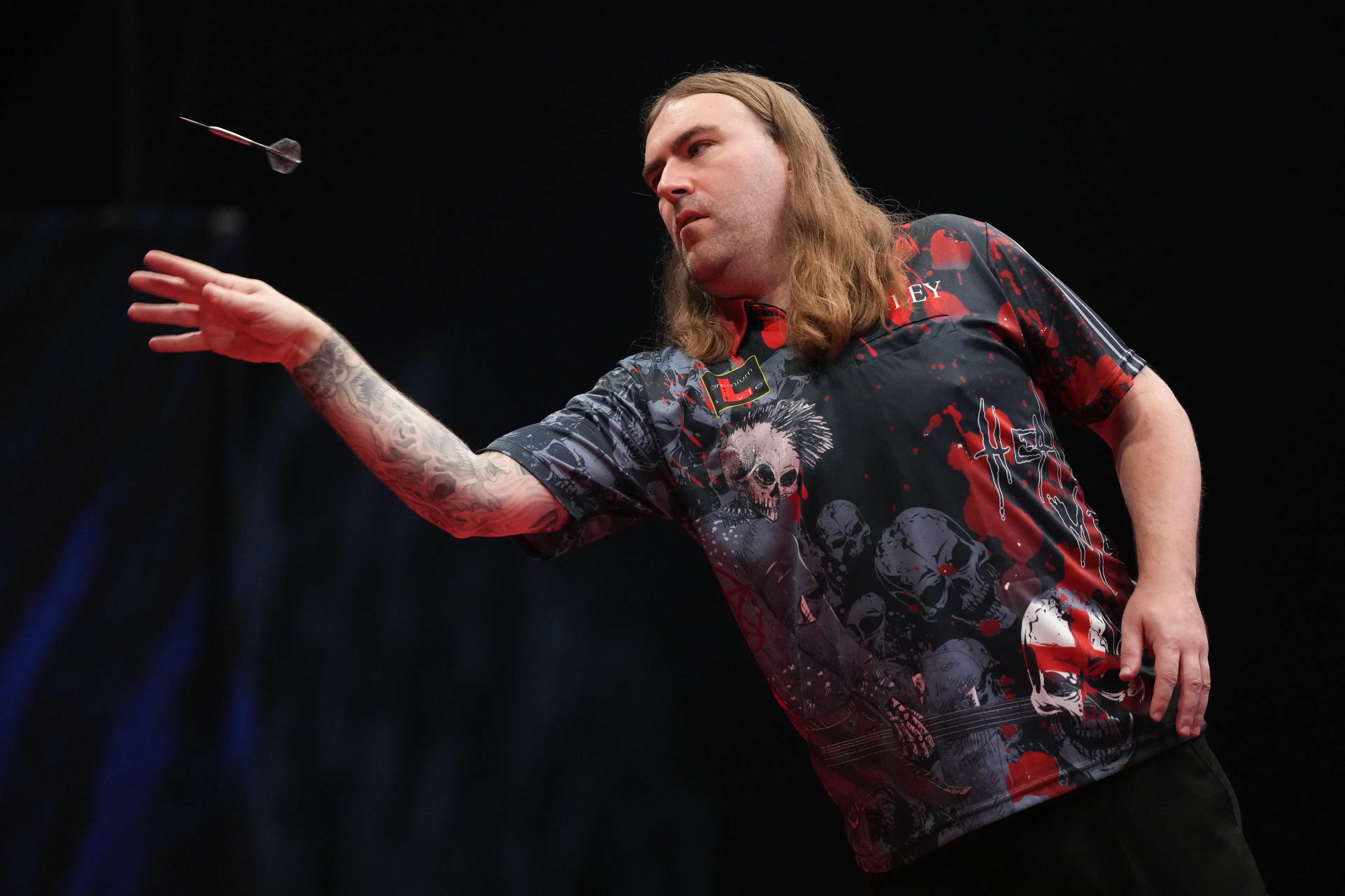 Ryan Searle startet bei der Players Championship 29 mit einem Average von 116