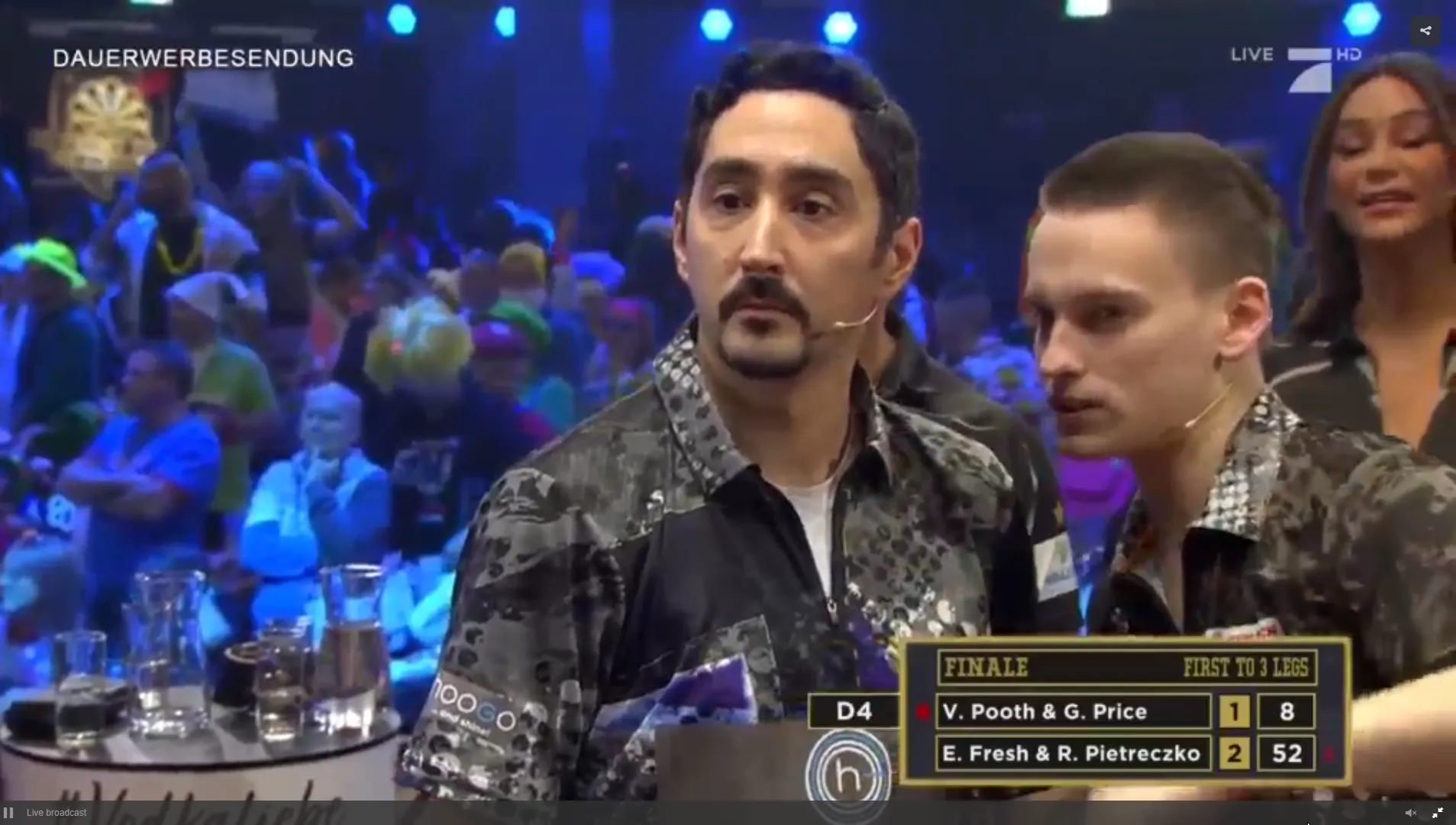 Ricardo Pietreczko gewinnt Promi Darts WM mit Rapper Eko Fresh