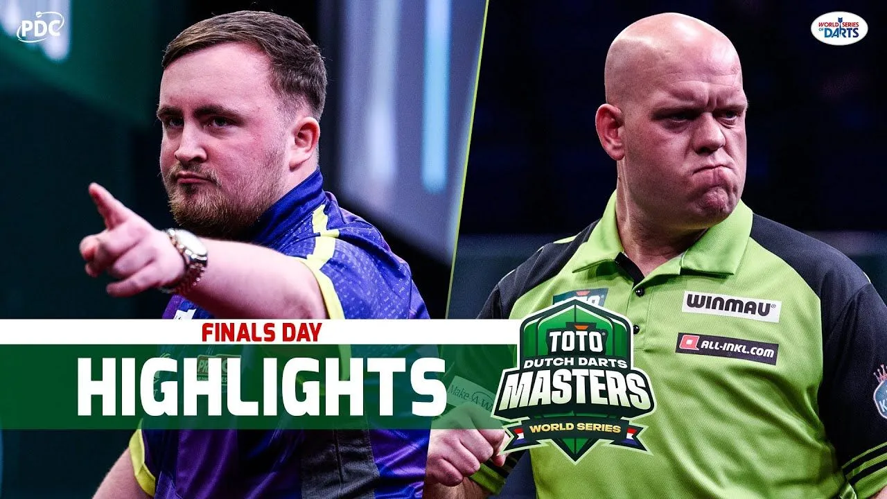 VIDEO: Sehen Sie hier die Highlights des Finales zwischen Michael van Gerwen und Luke Littler bei den Dutch Darts Masters