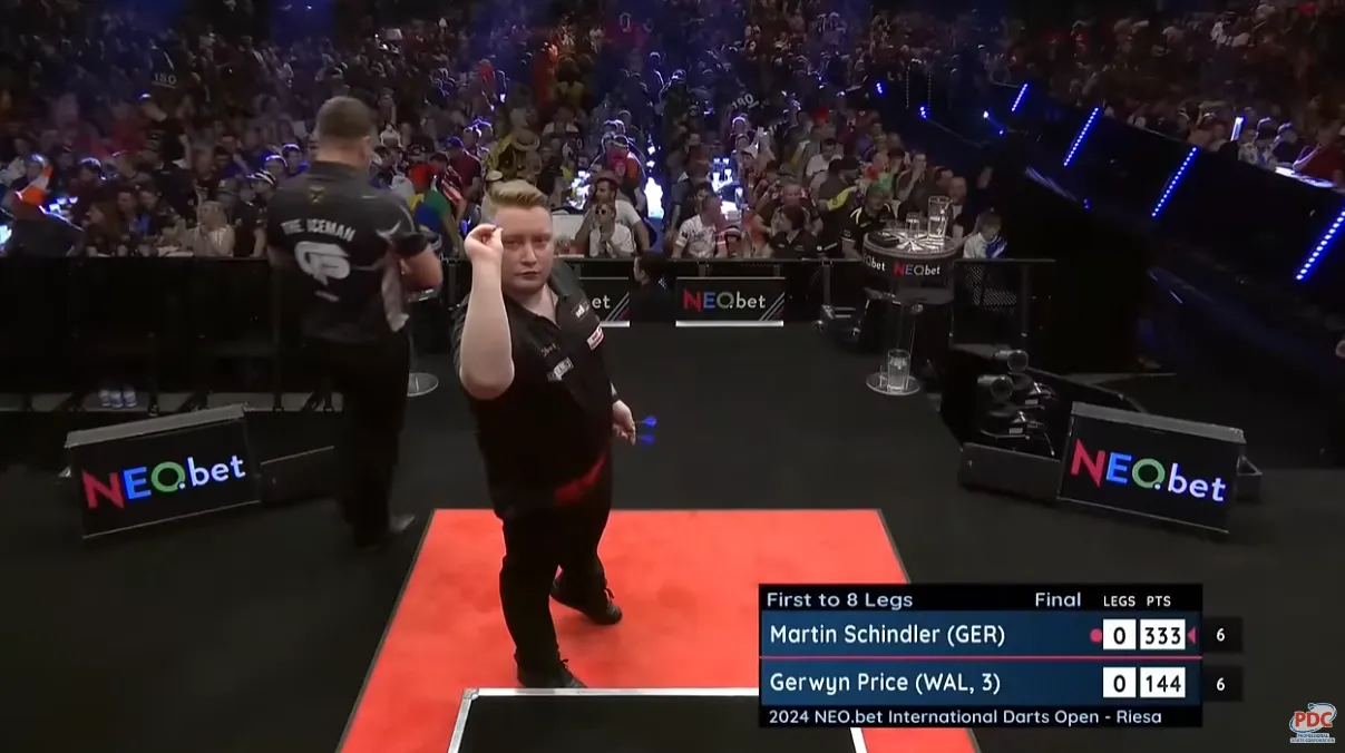 VIDEO: Highlights des Finales der International Darts Open mit dem Finale zwischen Martin Schindler und Gerwyn Price