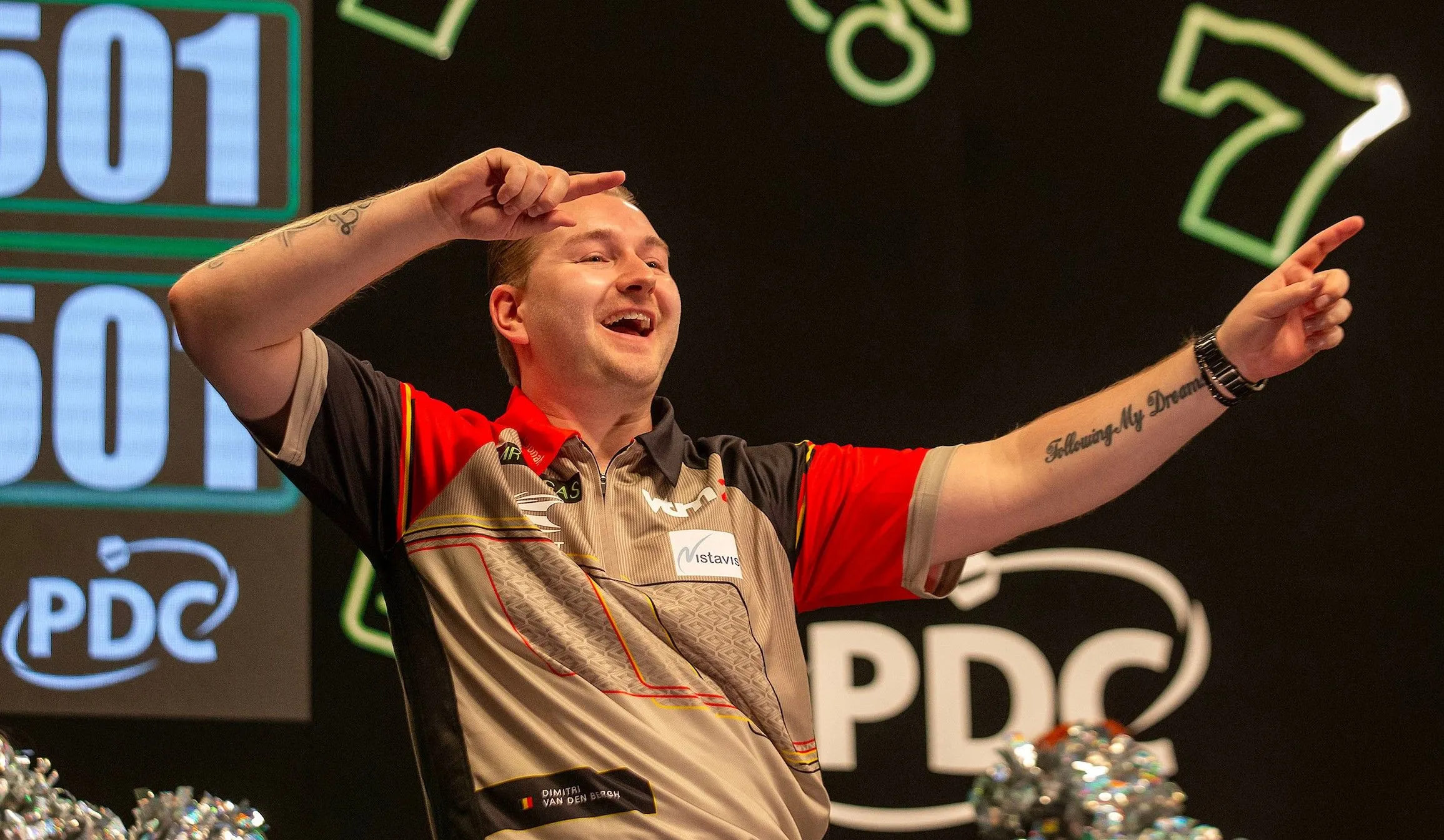 "Haben nicht miteinander gesprochen" - Dimitri Van den Bergh in Hinblick auf Partner beim World Cup of Darts