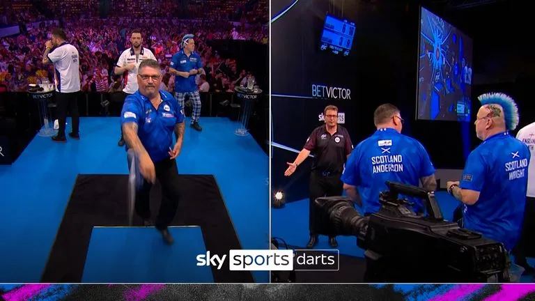 Sollte es VAR im Dartsport geben? Gary Anderson mit Entscheidung Kirk Bevins nicht einverstanden